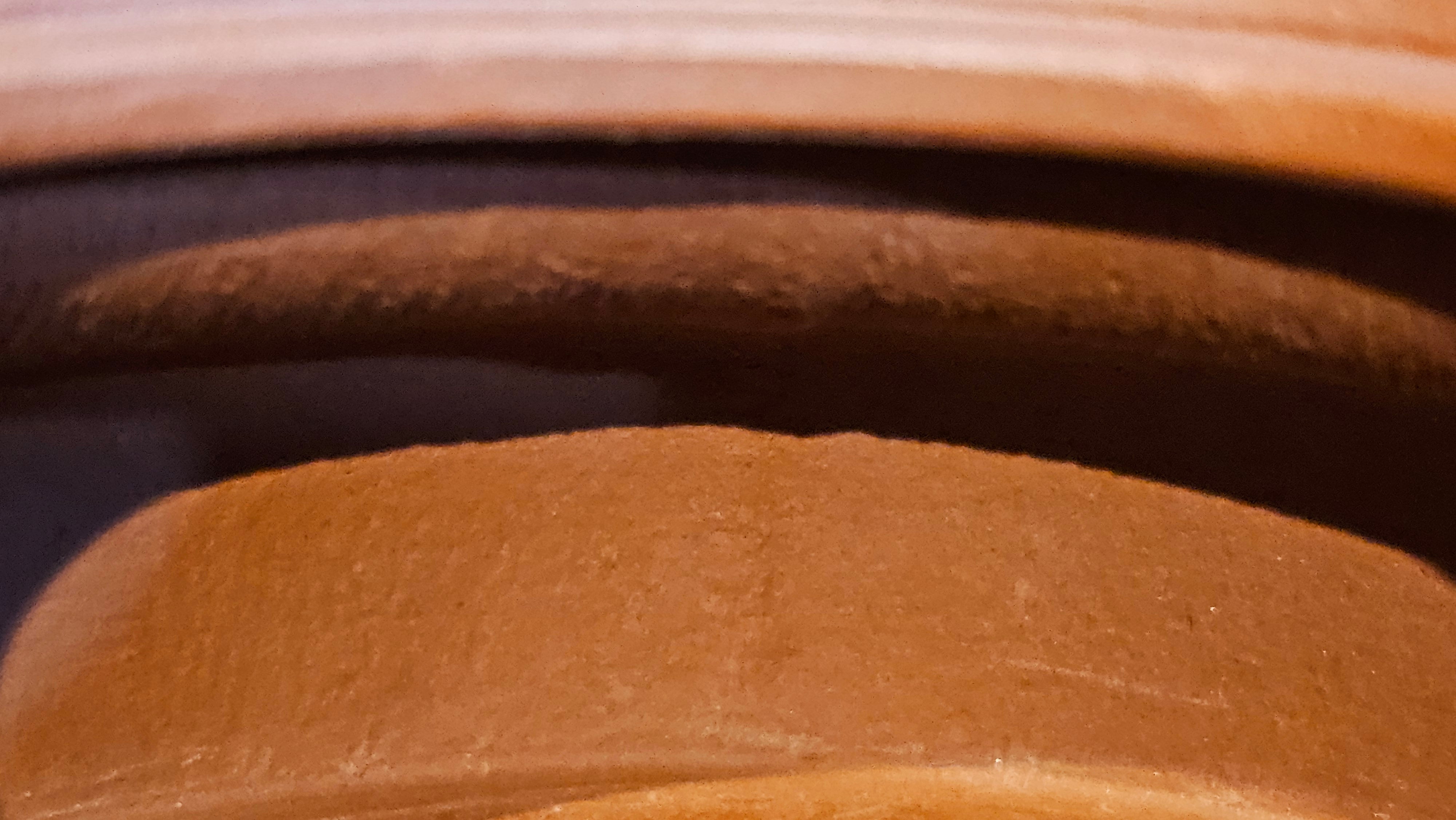 Hua Ting 华庭, 203.8ml (complex, large: 14cm long, 10cm wide), Xiao Mei Yao Zhu Ni 小煤窑朱泥,  by Craftsman Chen Yue Fei 陈跃飞, Engraving by Craftsman Yi De Shu 一德书 ~ Congratulations to Mr T.M.! 1229hrs 11th Sept 2025, Casper, WY!