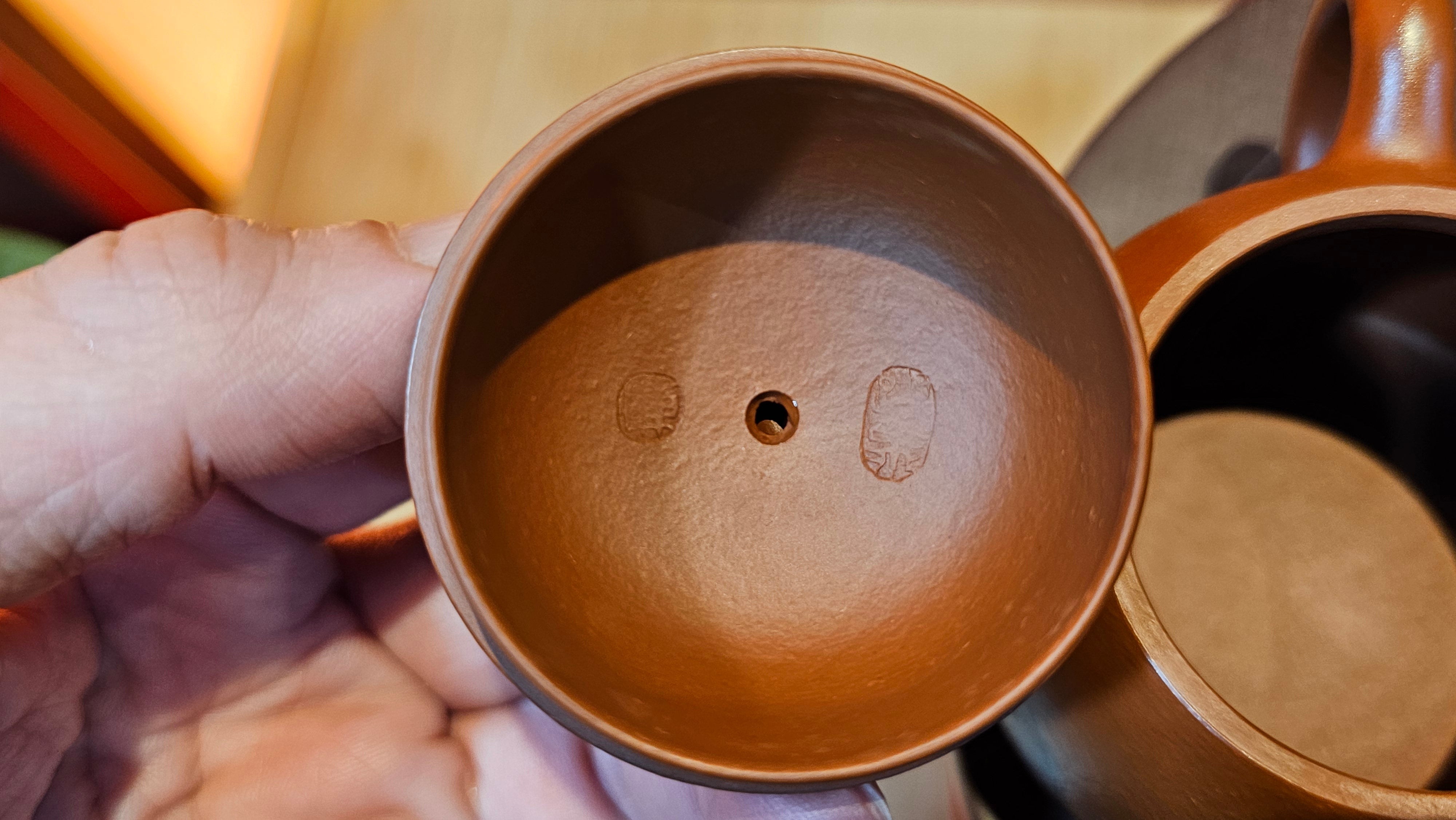 Mini! Qin Quan 秦权, with Oriental Clouds Embellishments 云朵贴花工艺, 116.2ml, Xiao Mei Yao Zhu Ni , by Craftsman Chen Yue Fei 陈跃飞 ~ Congratulations!to Mr M.G.! 2130hrs 22nd August 2025, Puteaux! France🇫🇷.