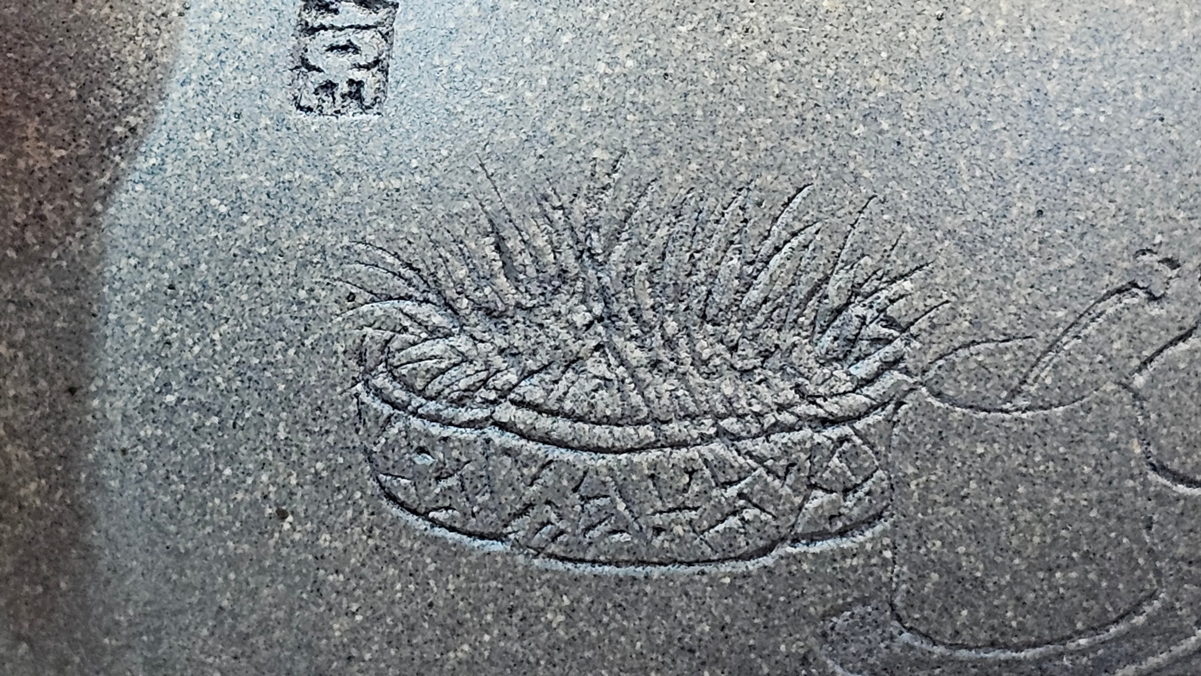 Ban Yue Hu《半月壶》~ "Half Moon Pot", 138.3ml, Qing Hui Duan 青灰段泥, by our Craftsman Zhang Huan 张欢, "Qing Gong Tu" Engraving by Craftsman Nan Shan Lao Ren 南山老人 ~ Congrats to!Tea Sommr A.M., 2054hrs 22nd August 2025, Padua! Italy🇮🇹.