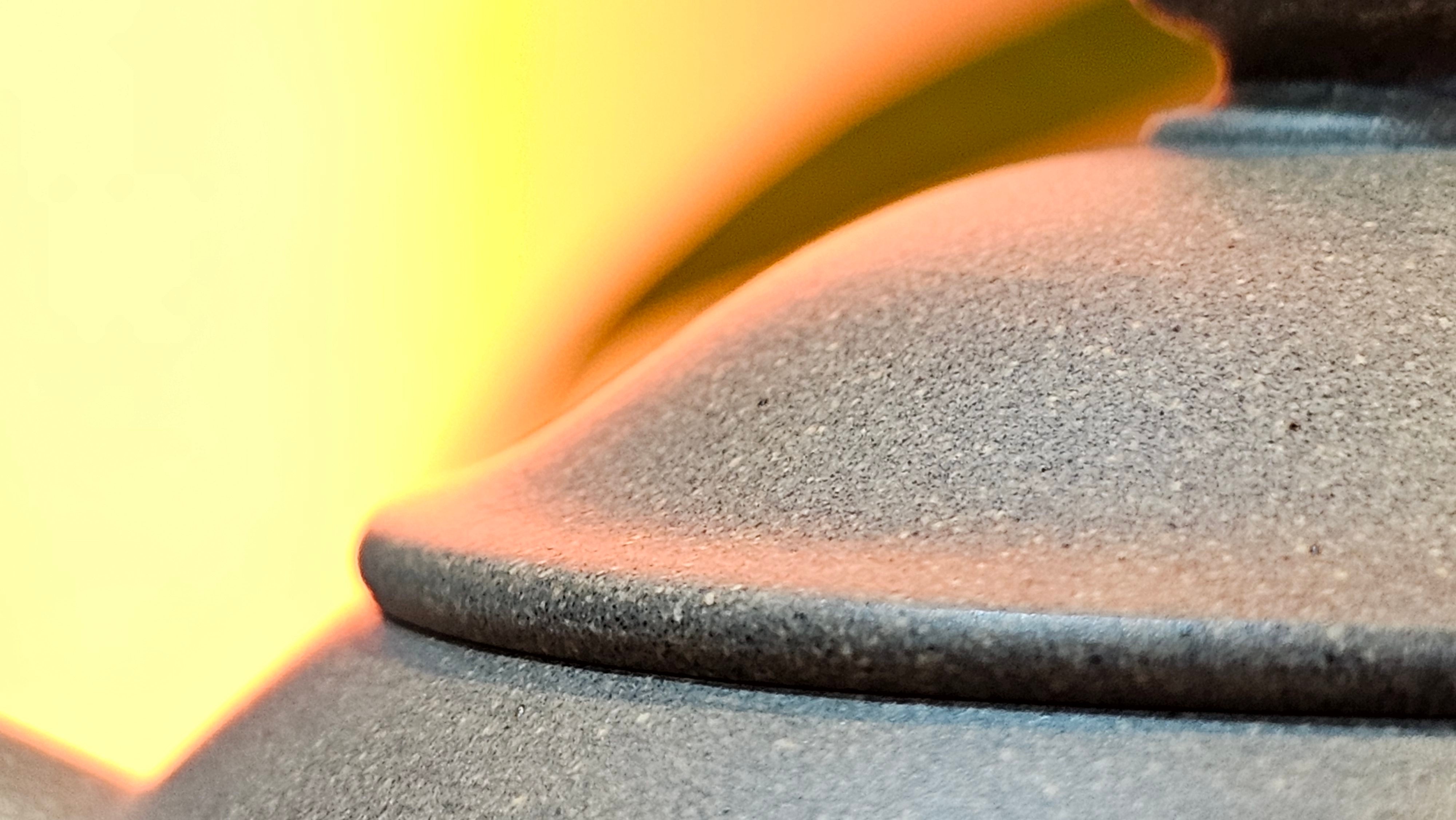 Ban Yue Hu《半月壶》~ "Half Moon Pot", 138.3ml, Qing Hui Duan 青灰段泥, by our Craftsman Zhang Huan 张欢, "Qing Gong Tu" Engraving by Craftsman Nan Shan Lao Ren 南山老人 ~ Congrats to!Tea Sommr A.M., 2054hrs 22nd August 2025, Padua! Italy🇮🇹.