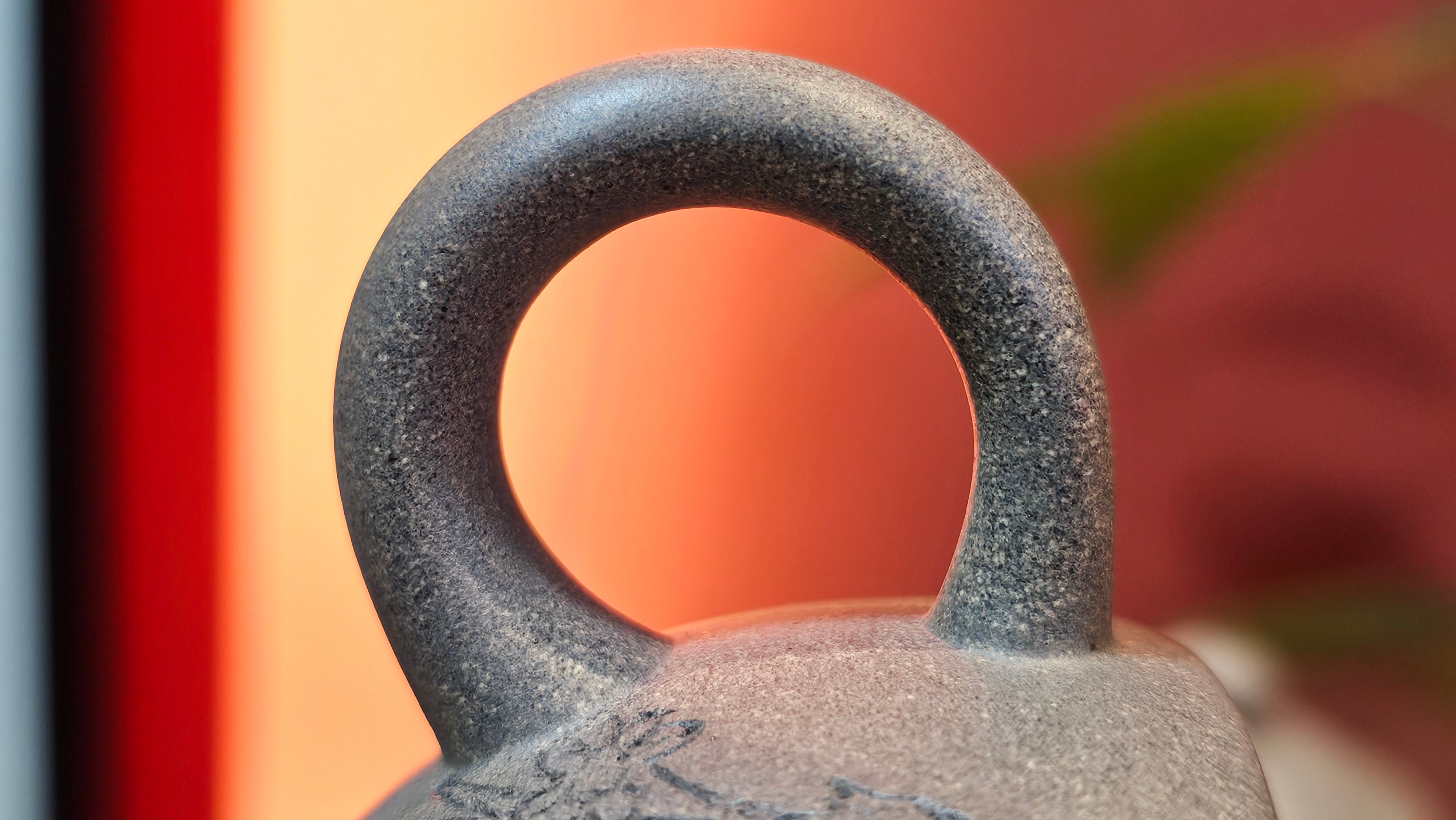 Ban Yue Hu《半月壶》~ "Half Moon Pot", 138.3ml, Qing Hui Duan 青灰段泥, by our Craftsman Zhang Huan 张欢, "Qing Gong Tu" Engraving by Craftsman Nan Shan Lao Ren 南山老人 ~ Congrats to!Tea Sommr A.M., 2054hrs 22nd August 2025, Padua! Italy🇮🇹.