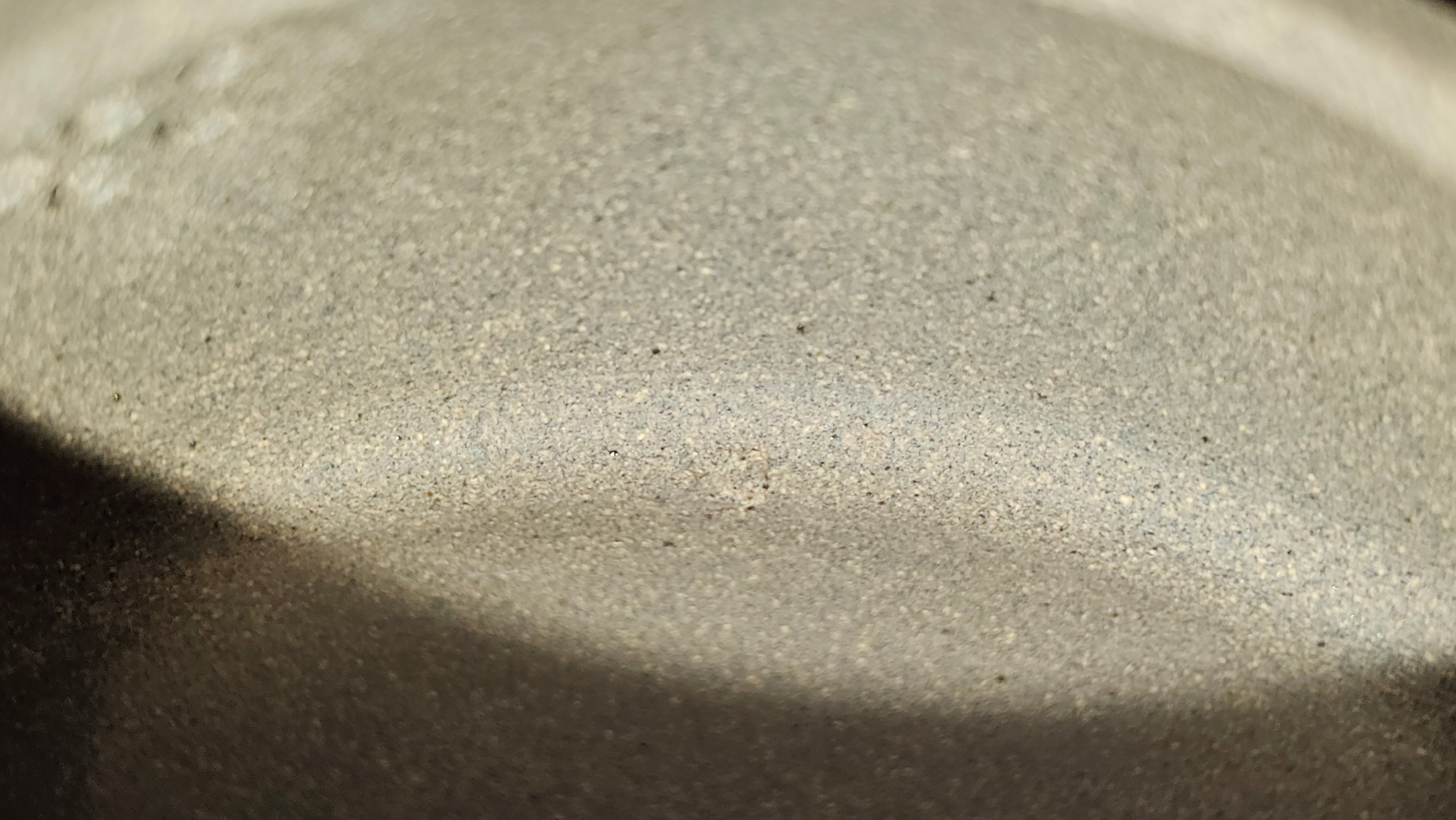 Ban Yue Hu《半月壶》~ "Half Moon Pot", 138.3ml, Qing Hui Duan 青灰段泥, by our Craftsman Zhang Huan 张欢, "Qing Gong Tu" Engraving by Craftsman Nan Shan Lao Ren 南山老人 ~ Congrats to!Tea Sommr A.M., 2054hrs 22nd August 2025, Padua! Italy🇮🇹.