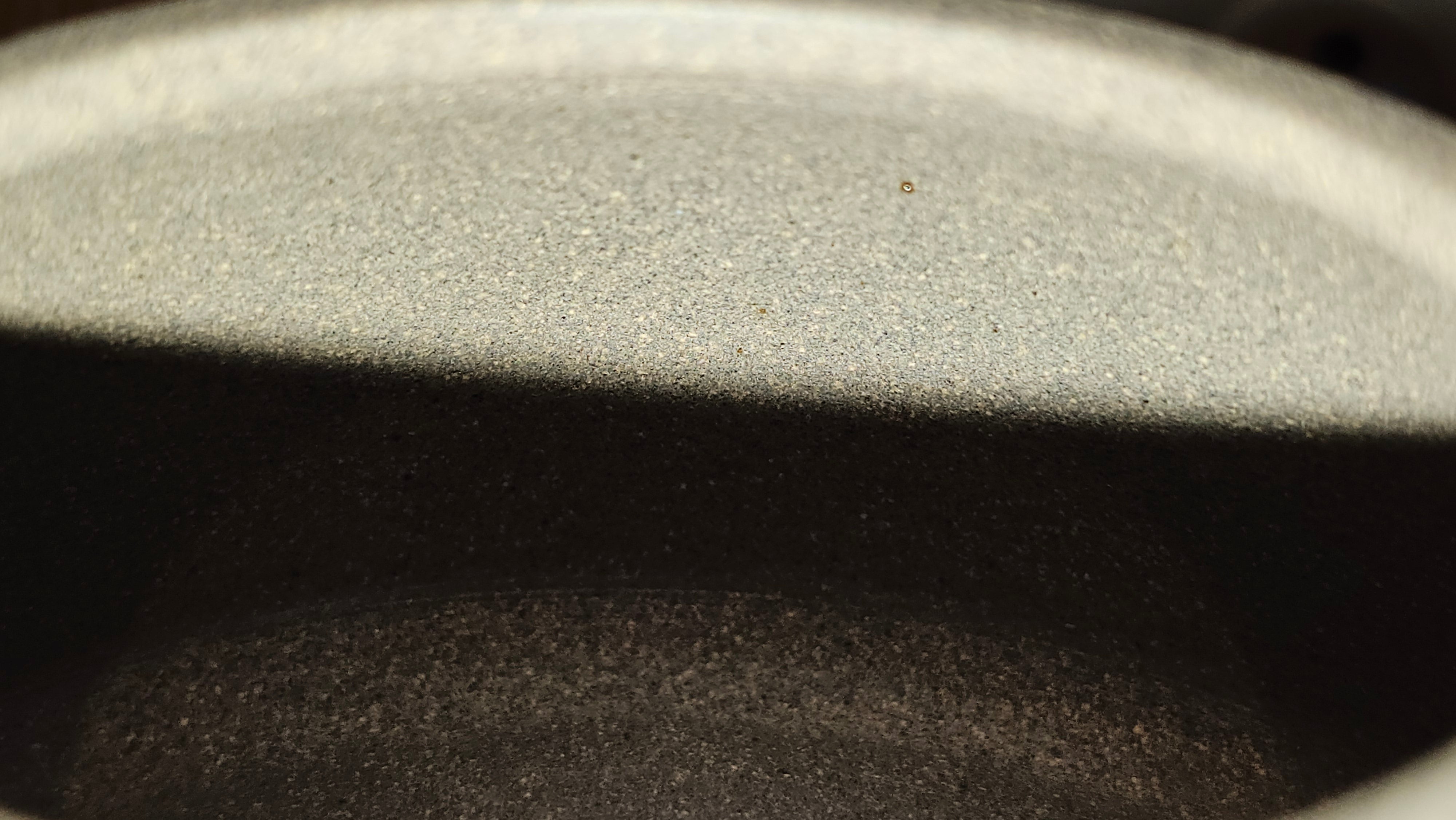 Ban Yue Hu《半月壶》~ "Half Moon Pot", 138.3ml, Qing Hui Duan 青灰段泥, by our Craftsman Zhang Huan 张欢, "Qing Gong Tu" Engraving by Craftsman Nan Shan Lao Ren 南山老人 ~ Congrats to!Tea Sommr A.M., 2054hrs 22nd August 2025, Padua! Italy🇮🇹.