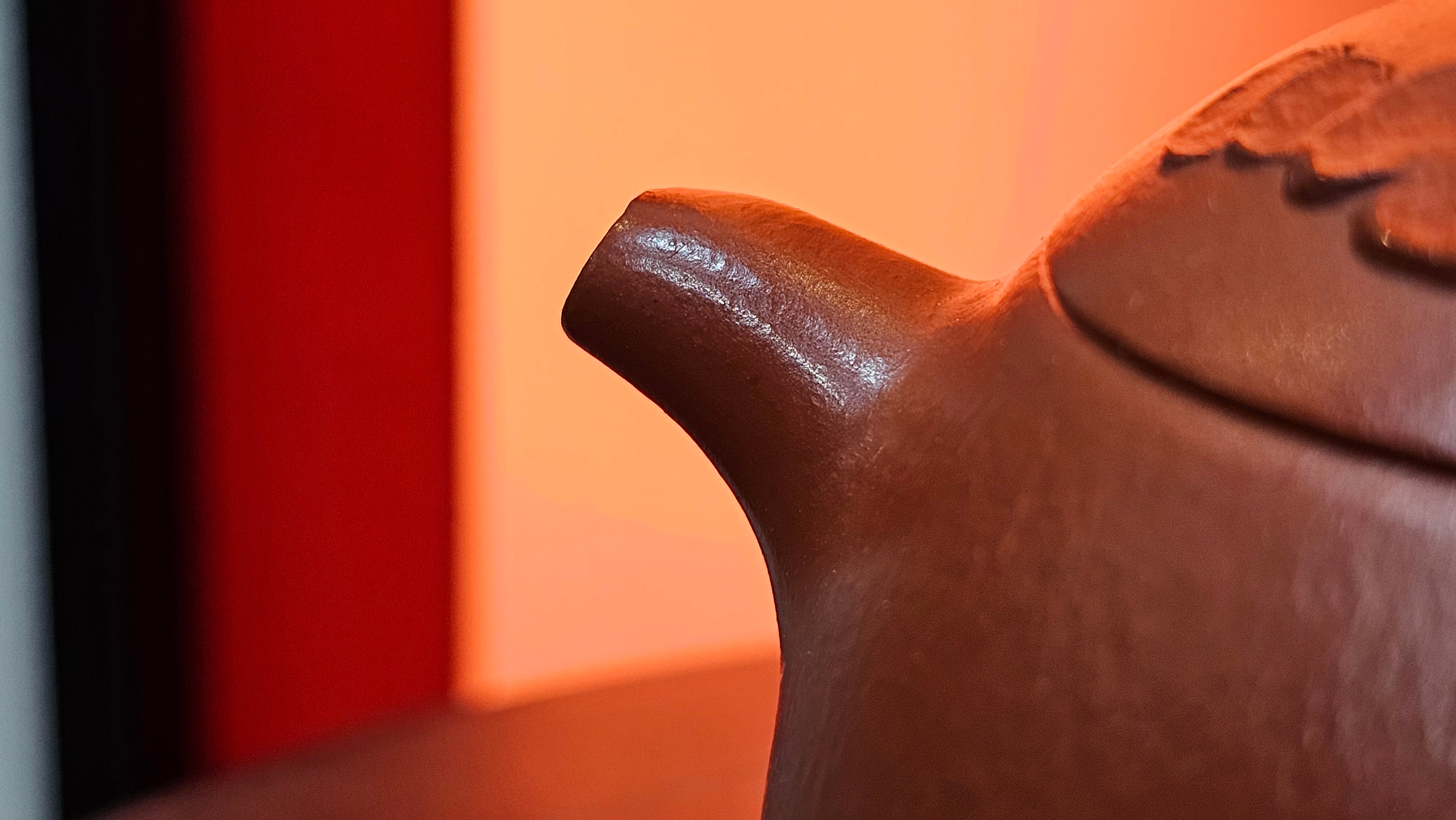 Mini! Qin Quan 秦权, with Oriental Clouds Embellishments 云朵贴花工艺, 116.2ml, Xiao Mei Yao Zhu Ni , by Craftsman Chen Yue Fei 陈跃飞 ~ Congratulations!to Mr M.G.! 2130hrs 22nd August 2025, Puteaux! France🇫🇷.