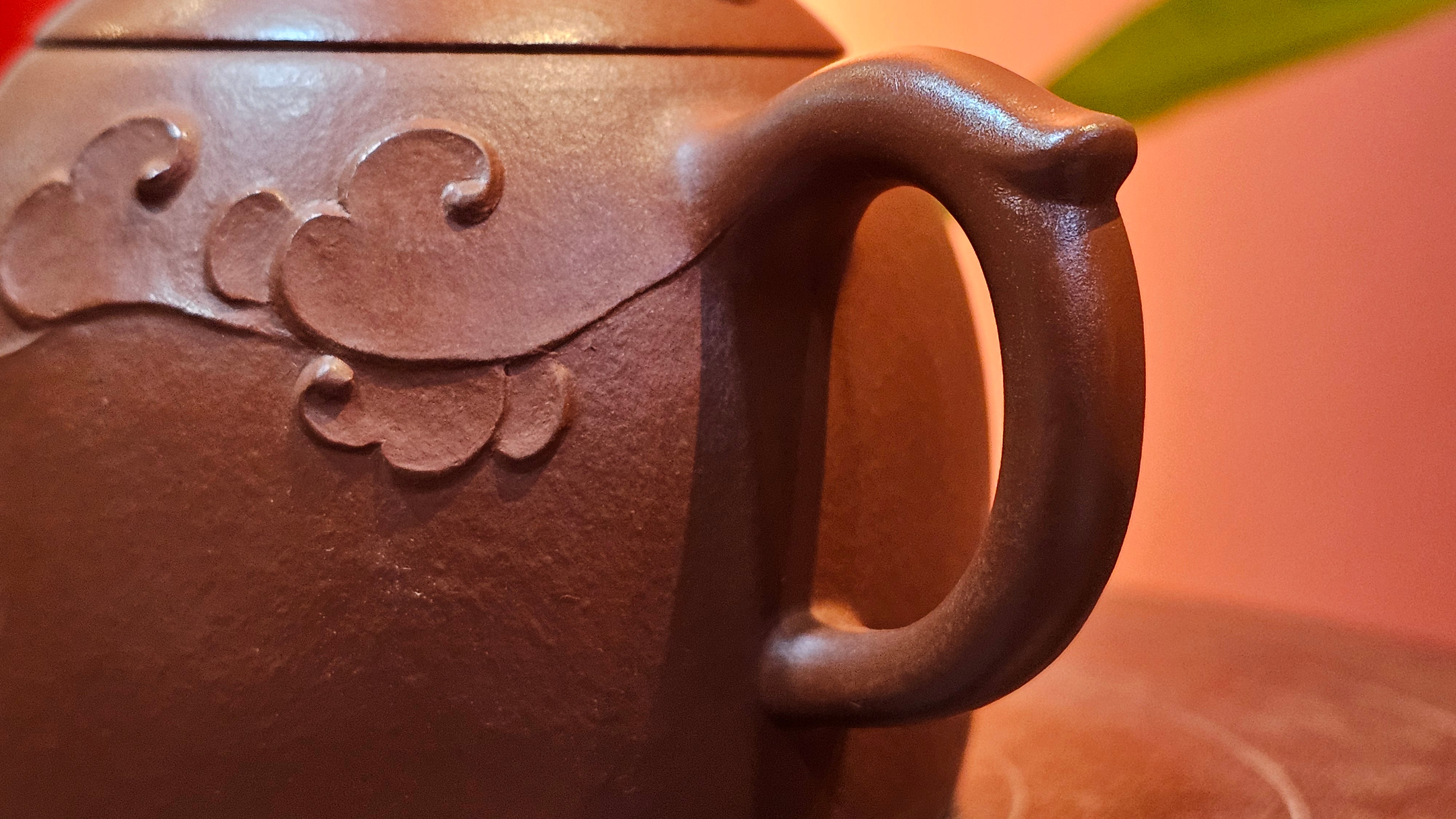 Mini! Qin Quan 秦权, with Oriental Clouds Embellishments 云朵贴花工艺, 116.2ml, Xiao Mei Yao Zhu Ni , by Craftsman Chen Yue Fei 陈跃飞 ~ Congratulations!to Mr M.G.! 2130hrs 22nd August 2025, Puteaux! France🇫🇷.