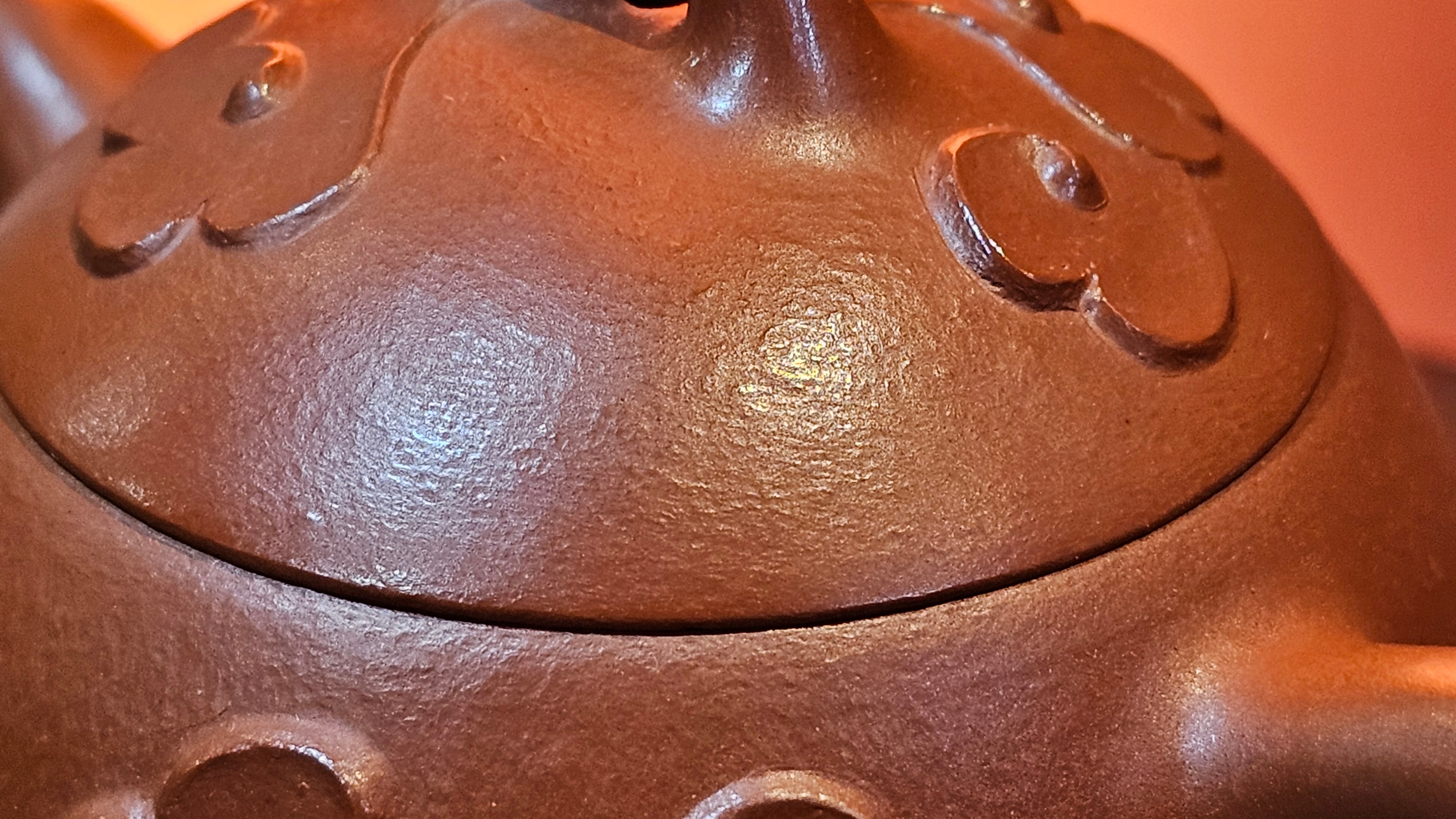 Mini! Qin Quan 秦权, with Oriental Clouds Embellishments 云朵贴花工艺, 116.2ml, Xiao Mei Yao Zhu Ni , by Craftsman Chen Yue Fei 陈跃飞 ~ Congratulations!to Mr M.G.! 2130hrs 22nd August 2025, Puteaux! France🇫🇷.