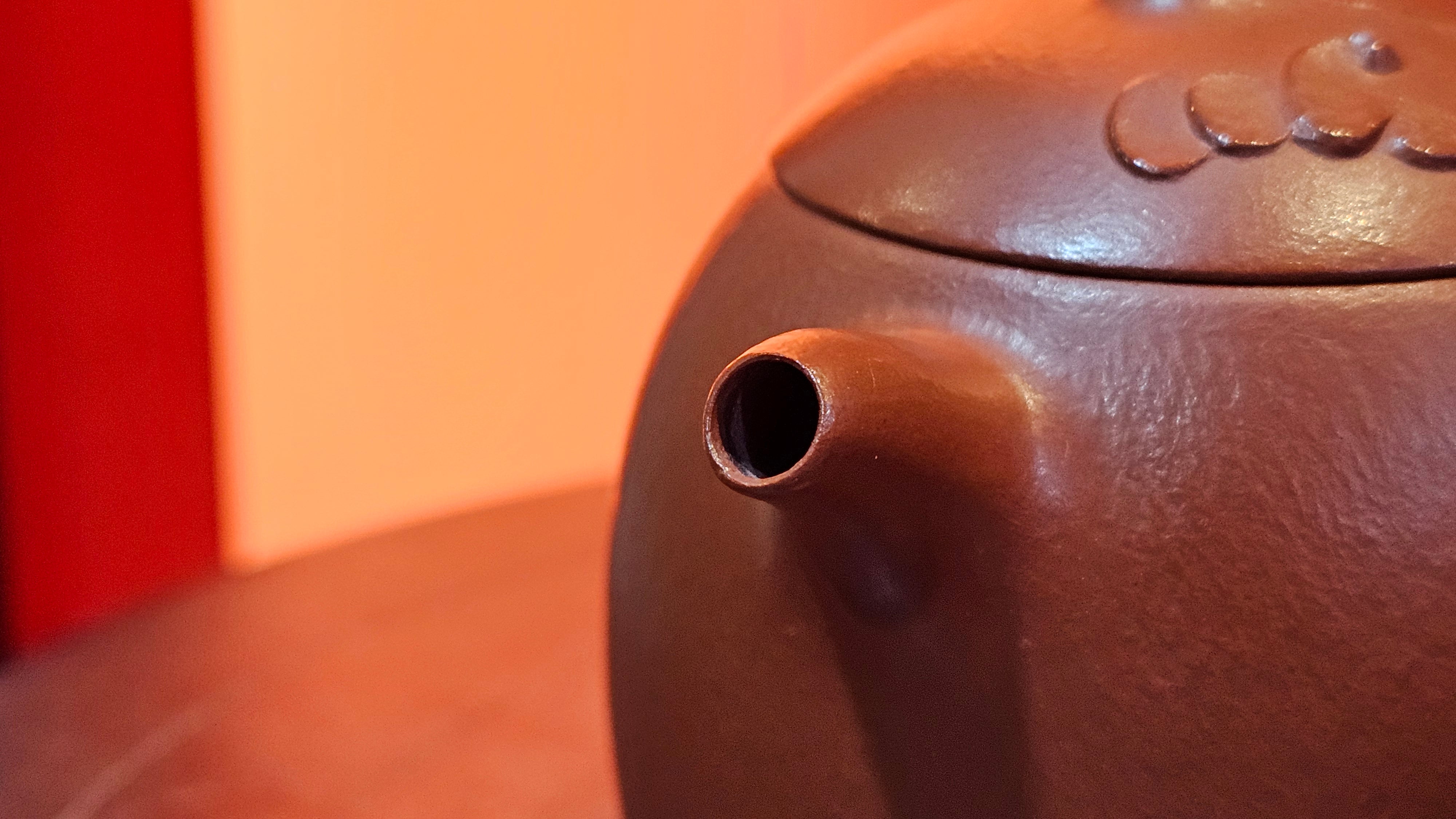 Mini! Qin Quan 秦权, with Oriental Clouds Embellishments 云朵贴花工艺, 116.2ml, Xiao Mei Yao Zhu Ni , by Craftsman Chen Yue Fei 陈跃飞 ~ Congratulations!to Mr M.G.! 2130hrs 22nd August 2025, Puteaux! France🇫🇷.