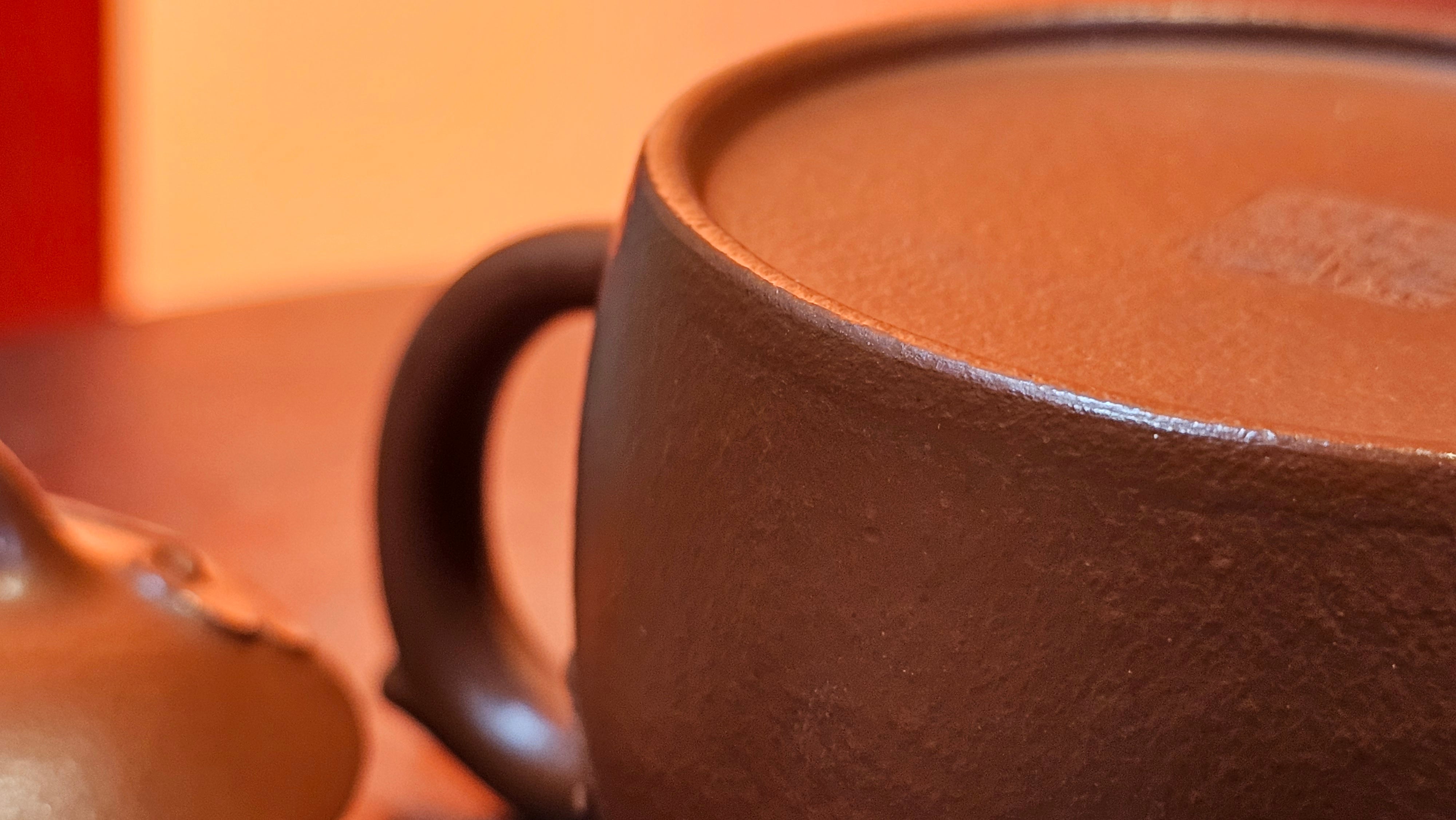 Mini! Qin Quan 秦权, with Oriental Clouds Embellishments 云朵贴花工艺, 116.2ml, Xiao Mei Yao Zhu Ni , by Craftsman Chen Yue Fei 陈跃飞 ~ Congratulations!to Mr M.G.! 2130hrs 22nd August 2025, Puteaux! France🇫🇷.