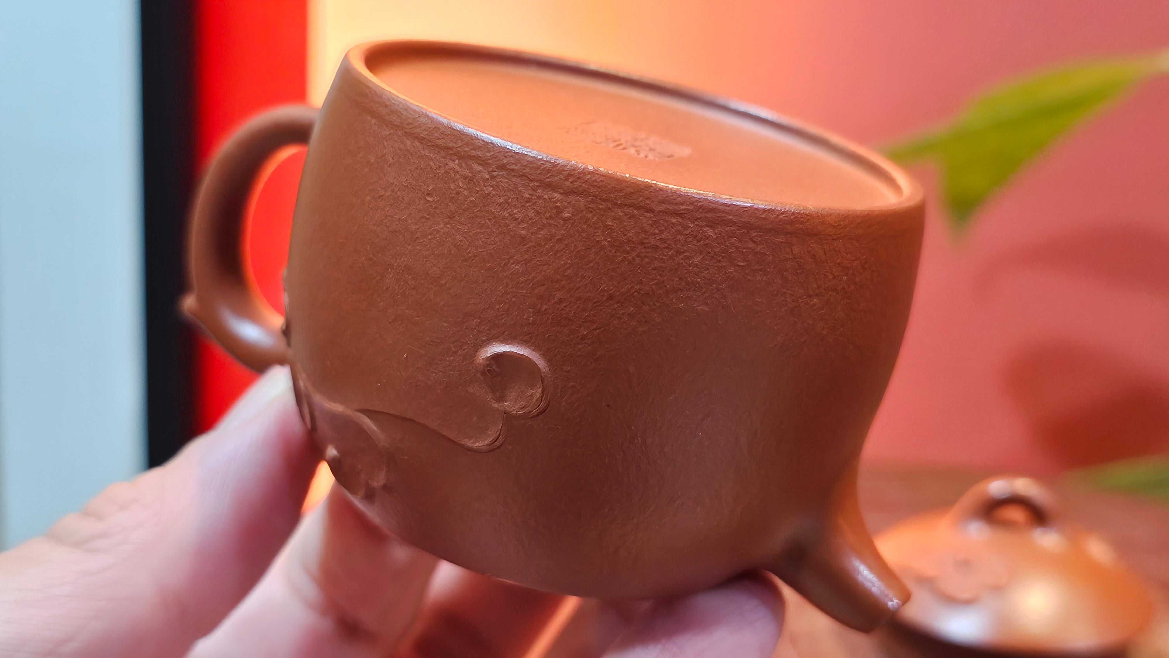 Mini! Qin Quan 秦权, with Oriental Clouds Embellishments 云朵贴花工艺, 116.2ml, Xiao Mei Yao Zhu Ni , by Craftsman Chen Yue Fei 陈跃飞 ~ Congratulations!to Mr M.G.! 2130hrs 22nd August 2025, Puteaux! France🇫🇷.