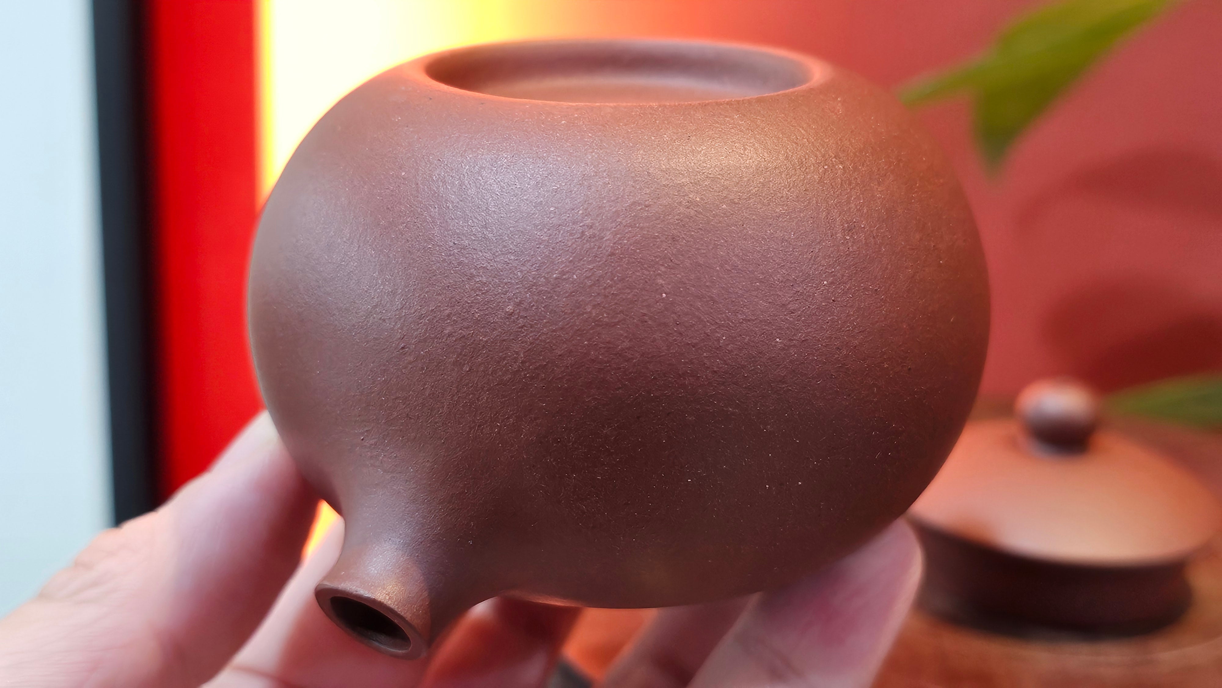 Xi Shi 西施, 145.9ml, Di Cao Qing Zi Ni 底槽青紫泥, by Craftsman Gu Xiao Ming 顾小明 ~ Congratulations to!Mr R.P.! 1422hrs 4th Sept 2025! Lawndale, CA!