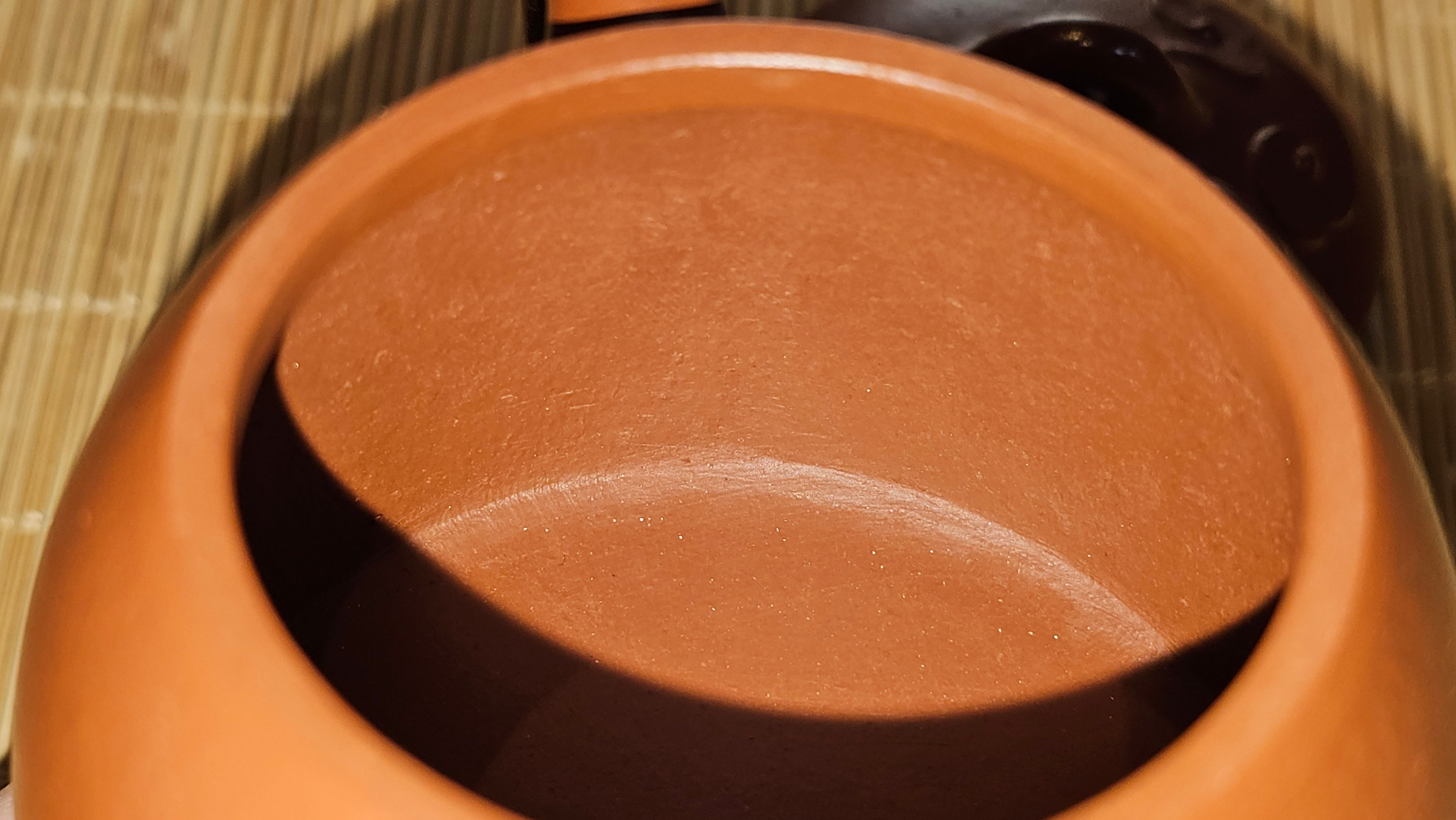 Mini! Qin Quan 秦权, with Oriental Clouds Embellishments 云朵贴花工艺, 114.6ml, Xiao Mei Yao Zhu Ni 小煤窑朱泥, by Craftsman Chen Yue Fei 陈跃飞 ~ Congratulations to Prof K.D.! 1124hrs 11th Sept 2025, San Jose! CA.