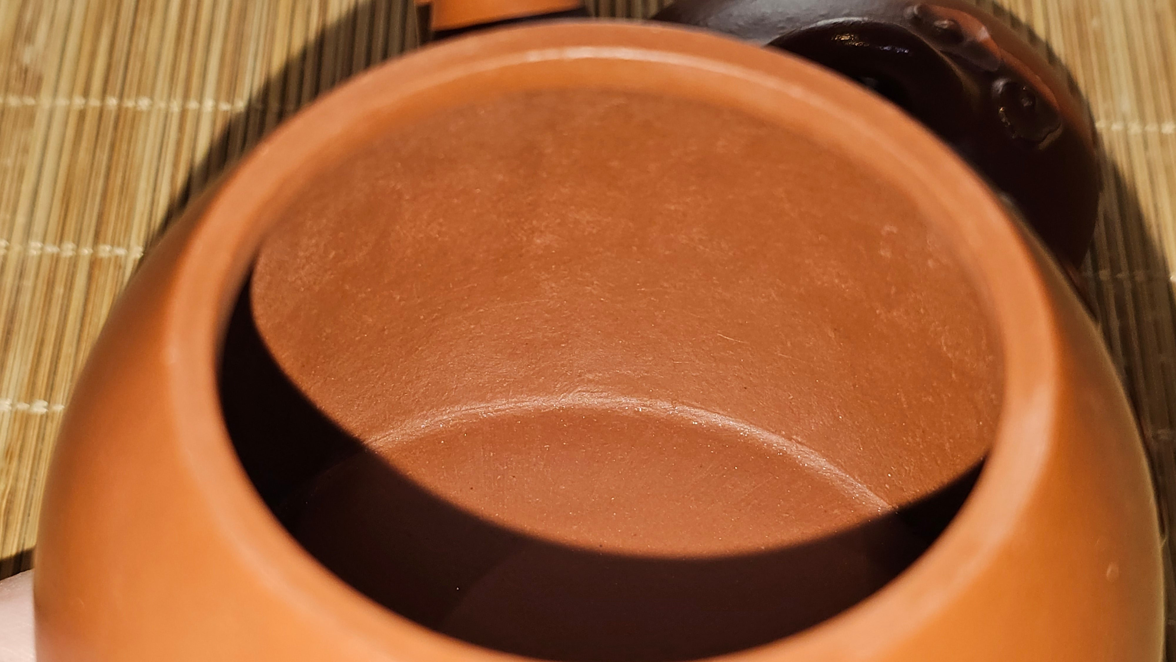 Qin Quan 秦权, with Oriental Clouds Embellishments 云朵贴花工艺, 191.3ml, Xiao Mei Yao Zhu Ni 小煤窑朱泥, by Craftsman Chen Yue Fei 陈跃飞 ~!Congratulations to Mr B.J.! 1014hrs 5th Oct 2025, Summerville, Canada🇨🇦!