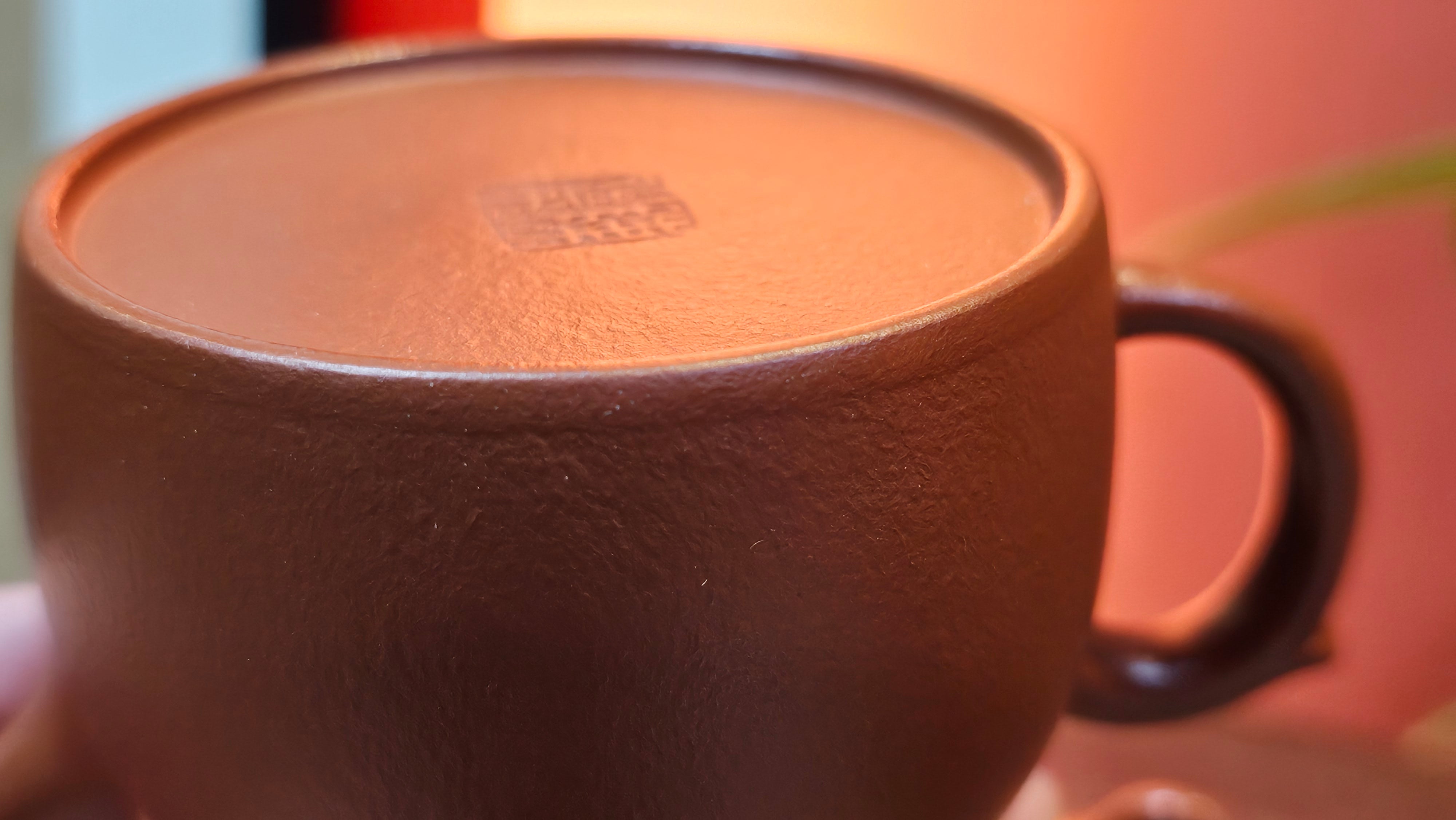 Mini! Qin Quan 秦权, with Oriental Clouds Embellishments 云朵贴花工艺, 114.6ml, Xiao Mei Yao Zhu Ni 小煤窑朱泥, by Craftsman Chen Yue Fei 陈跃飞 ~ Congratulations to Prof K.D.! 1124hrs 11th Sept 2025, San Jose! CA.