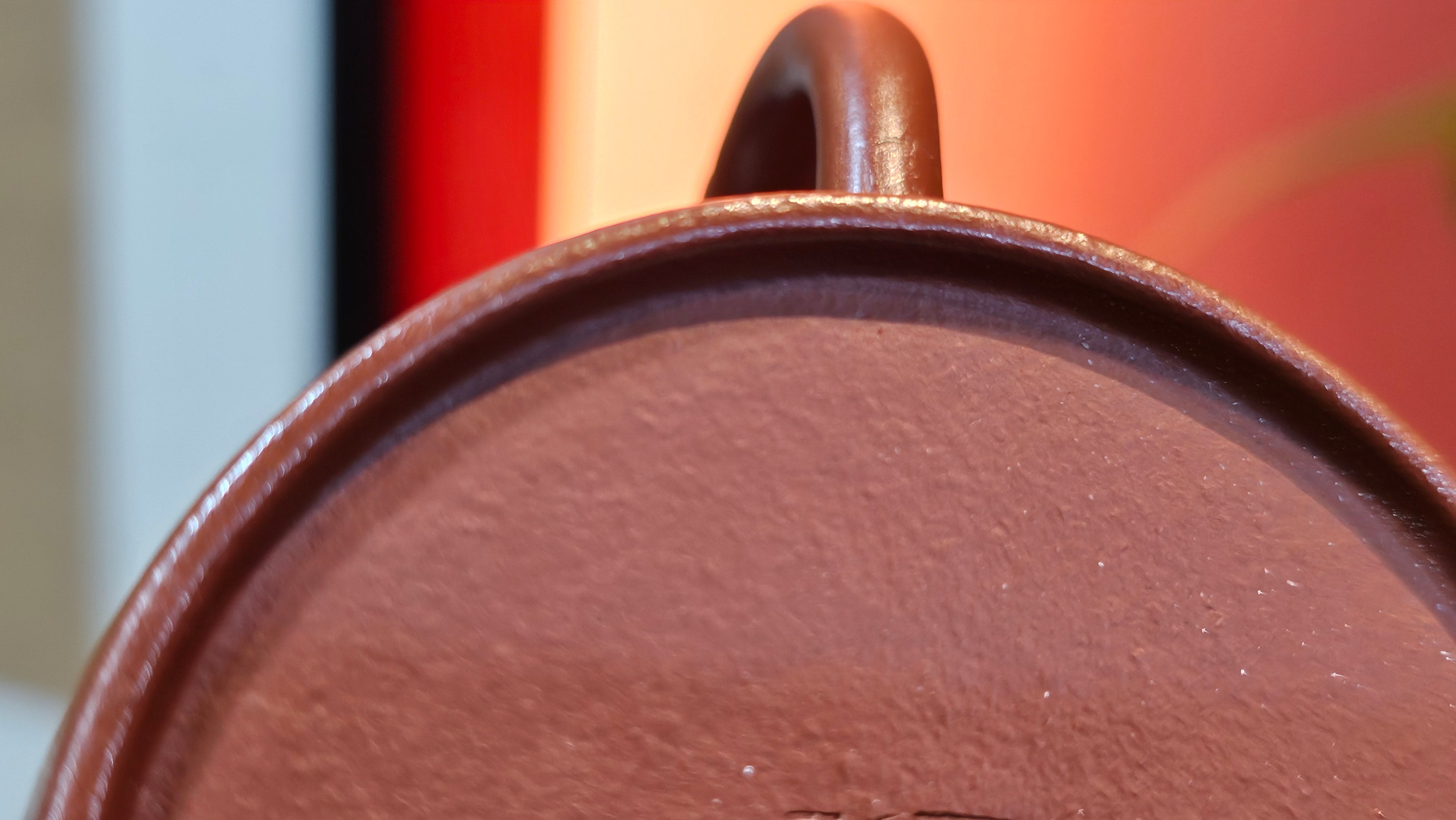 Mini! Qin Quan 秦权, with Oriental Clouds Embellishments 云朵贴花工艺, 114.6ml, Xiao Mei Yao Zhu Ni 小煤窑朱泥, by Craftsman Chen Yue Fei 陈跃飞 ~ Congratulations to Prof K.D.! 1124hrs 11th Sept 2025, San Jose! CA.