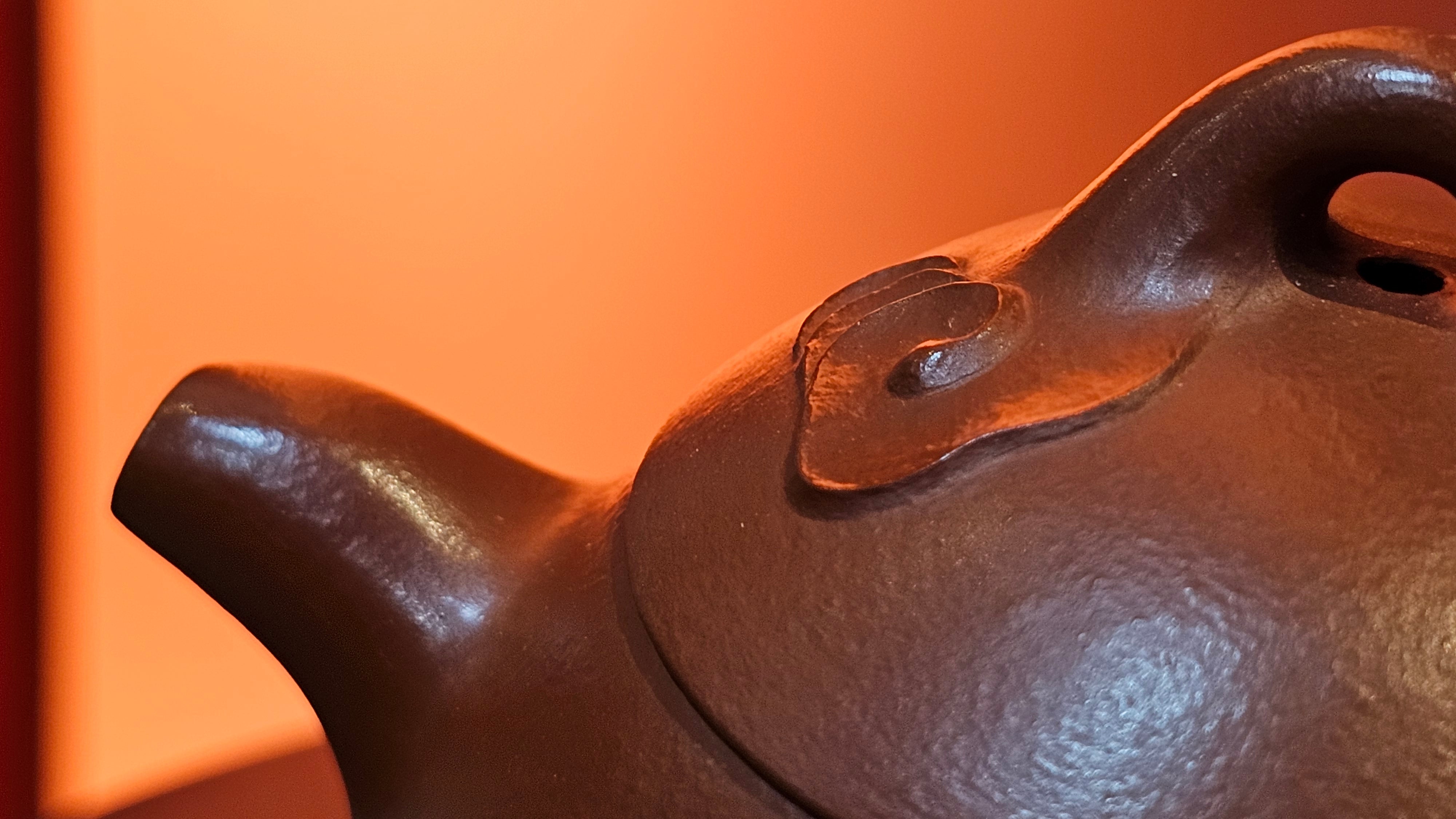 Qin Quan 秦权, with Oriental Clouds Embellishments 云朵贴花工艺, 191.3ml, Xiao Mei Yao Zhu Ni 小煤窑朱泥, by Craftsman Chen Yue Fei 陈跃飞 ~!Congratulations to Mr B.J.! 1014hrs 5th Oct 2025, Summerville, Canada🇨🇦!