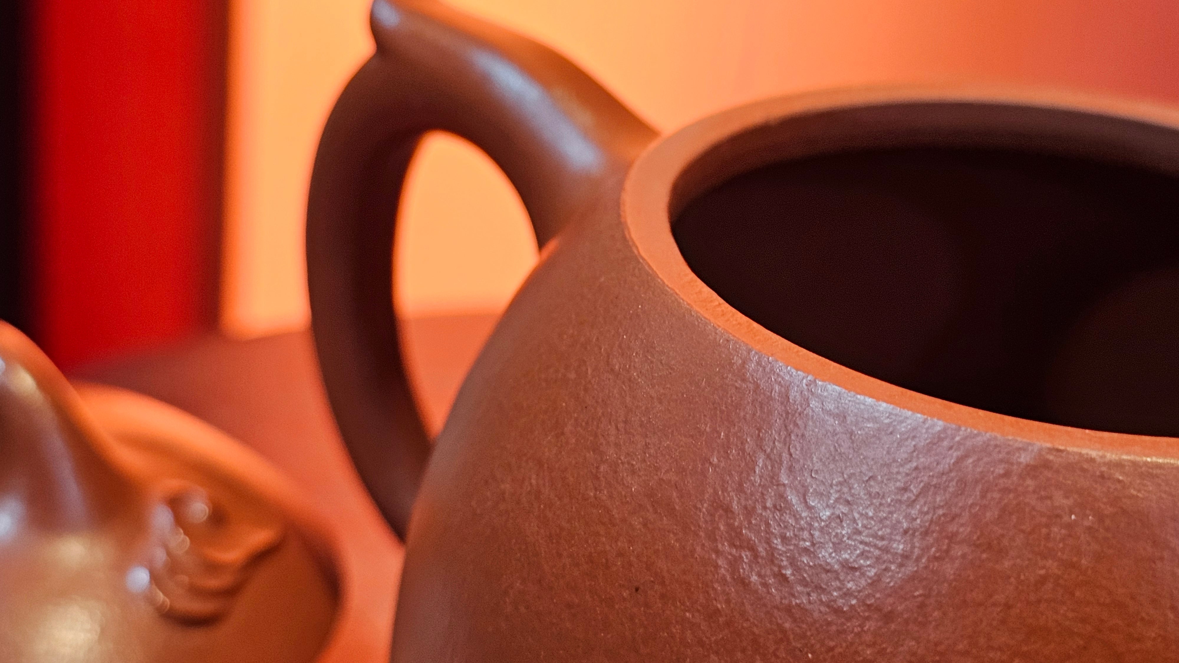 Qin Quan 秦权, with Oriental Clouds Embellishments 云朵贴花工艺, 191.3ml, Xiao Mei Yao Zhu Ni 小煤窑朱泥, by Craftsman Chen Yue Fei 陈跃飞 ~!Congratulations to Mr B.J.! 1014hrs 5th Oct 2025, Summerville, Canada🇨🇦!