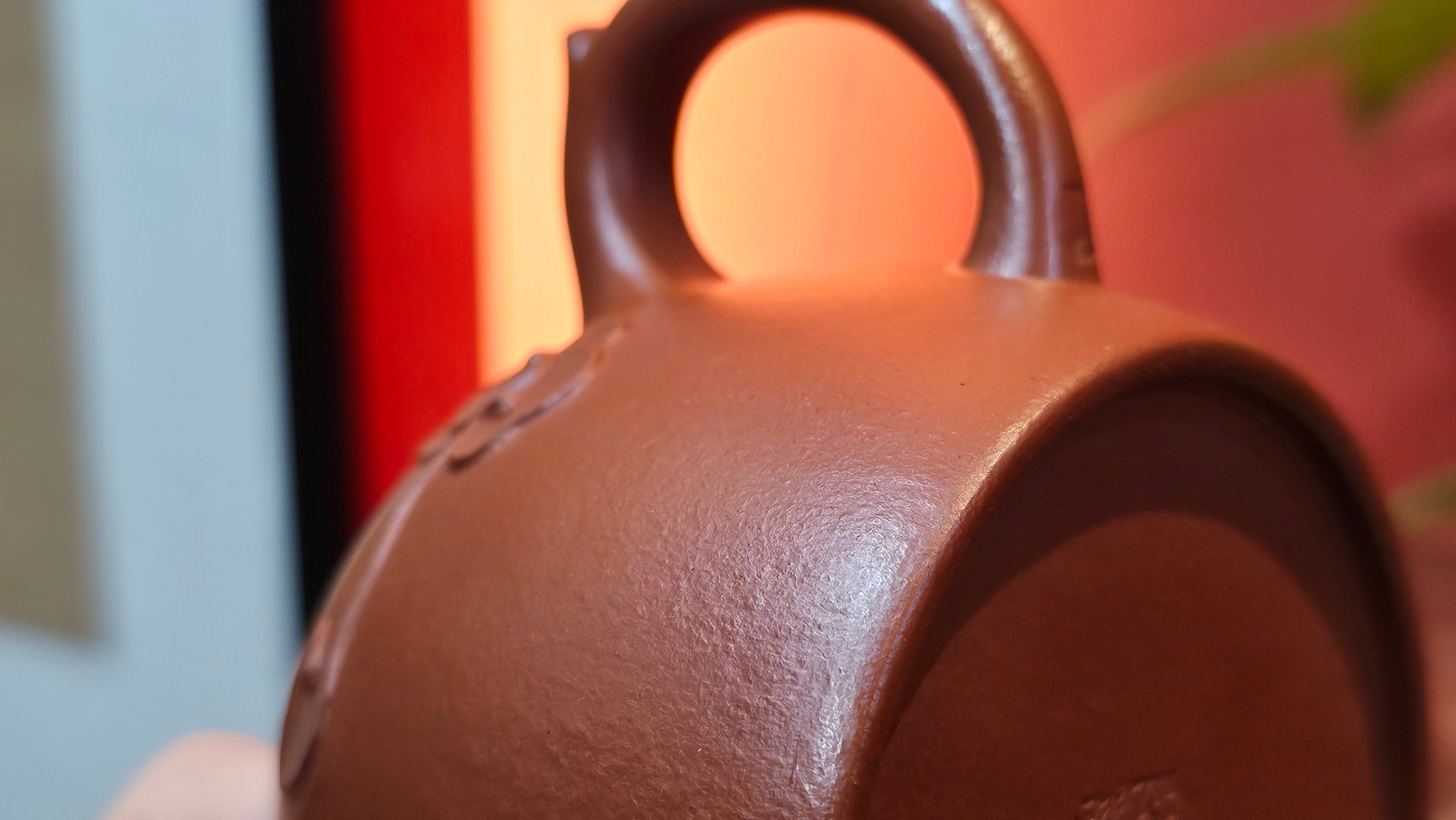 Qin Quan 秦权, with Oriental Clouds Embellishments 云朵贴花工艺, 191.3ml, Xiao Mei Yao Zhu Ni 小煤窑朱泥, by Craftsman Chen Yue Fei 陈跃飞 ~!Congratulations to Mr B.J.! 1014hrs 5th Oct 2025, Summerville, Canada🇨🇦!