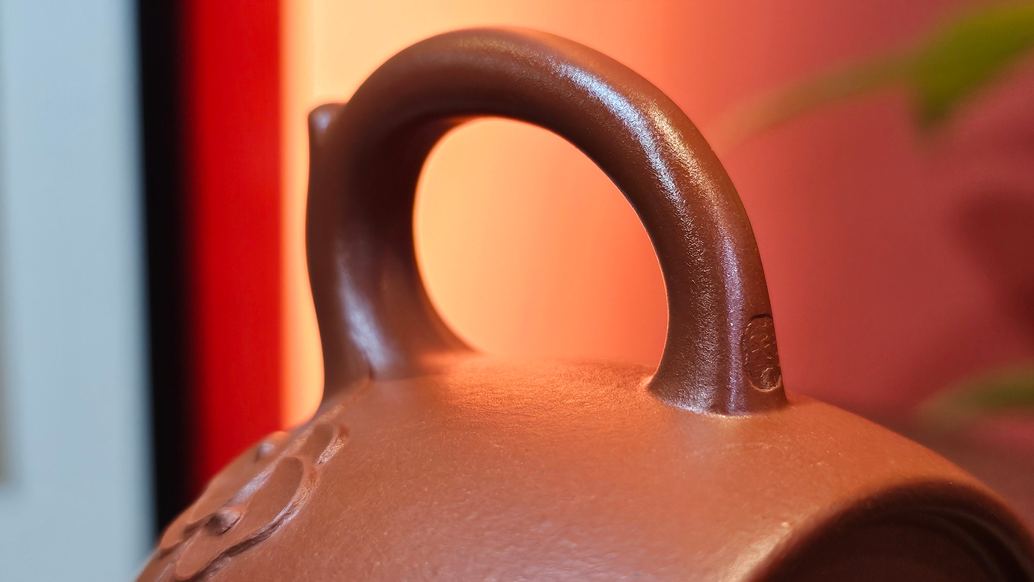 Qin Quan 秦权, with Oriental Clouds Embellishments 云朵贴花工艺, 191.3ml, Xiao Mei Yao Zhu Ni 小煤窑朱泥, by Craftsman Chen Yue Fei 陈跃飞 ~!Congratulations to Mr B.J.! 1014hrs 5th Oct 2025, Summerville, Canada🇨🇦!