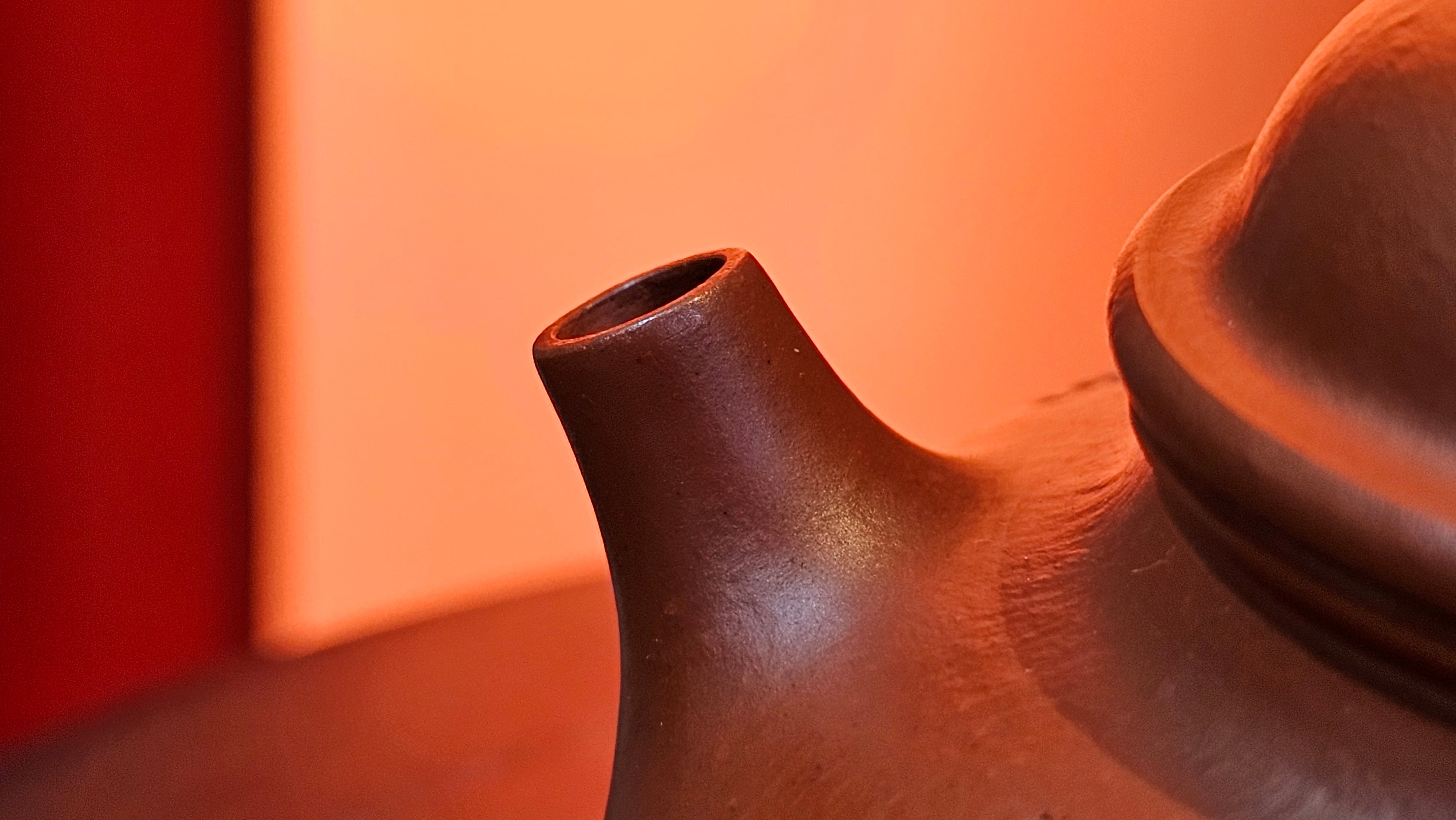 Rong Tian 容天, 139.6ml, Xiao Mei Yao Zhu Ni 小煤窑朱泥,  by Craftsman Chen Yue Fei 陈跃飞, Engraving by Craftsman Yi De Shu 一德书 ~!Congratulations to!Mr B.H.S.! 1240hrs 16th Sept 2025, Jakarta, Indonesia🇮🇩!