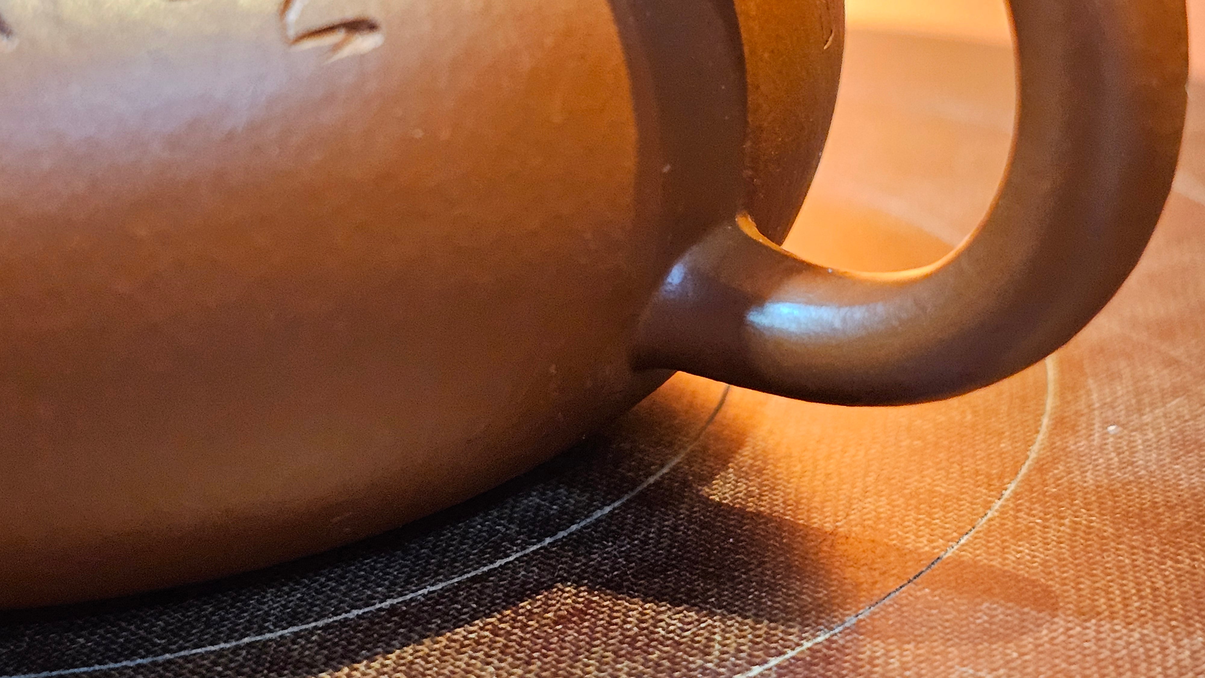 Rong Tian 容天, 139.6ml, Xiao Mei Yao Zhu Ni 小煤窑朱泥,  by Craftsman Chen Yue Fei 陈跃飞, Engraving by Craftsman Yi De Shu 一德书 ~!Congratulations to!Mr B.H.S.! 1240hrs 16th Sept 2025, Jakarta, Indonesia🇮🇩!