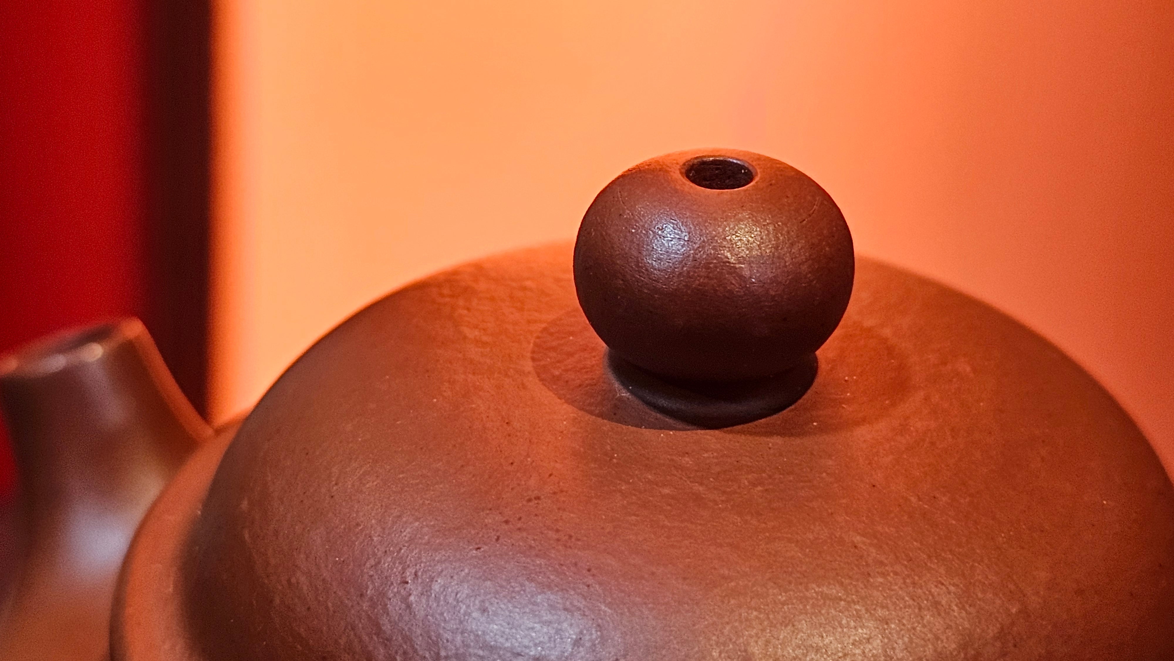 Rong Tian 容天, 139.6ml, Xiao Mei Yao Zhu Ni 小煤窑朱泥,  by Craftsman Chen Yue Fei 陈跃飞, Engraving by Craftsman Yi De Shu 一德书 ~!Congratulations to!Mr B.H.S.! 1240hrs 16th Sept 2025, Jakarta, Indonesia🇮🇩!