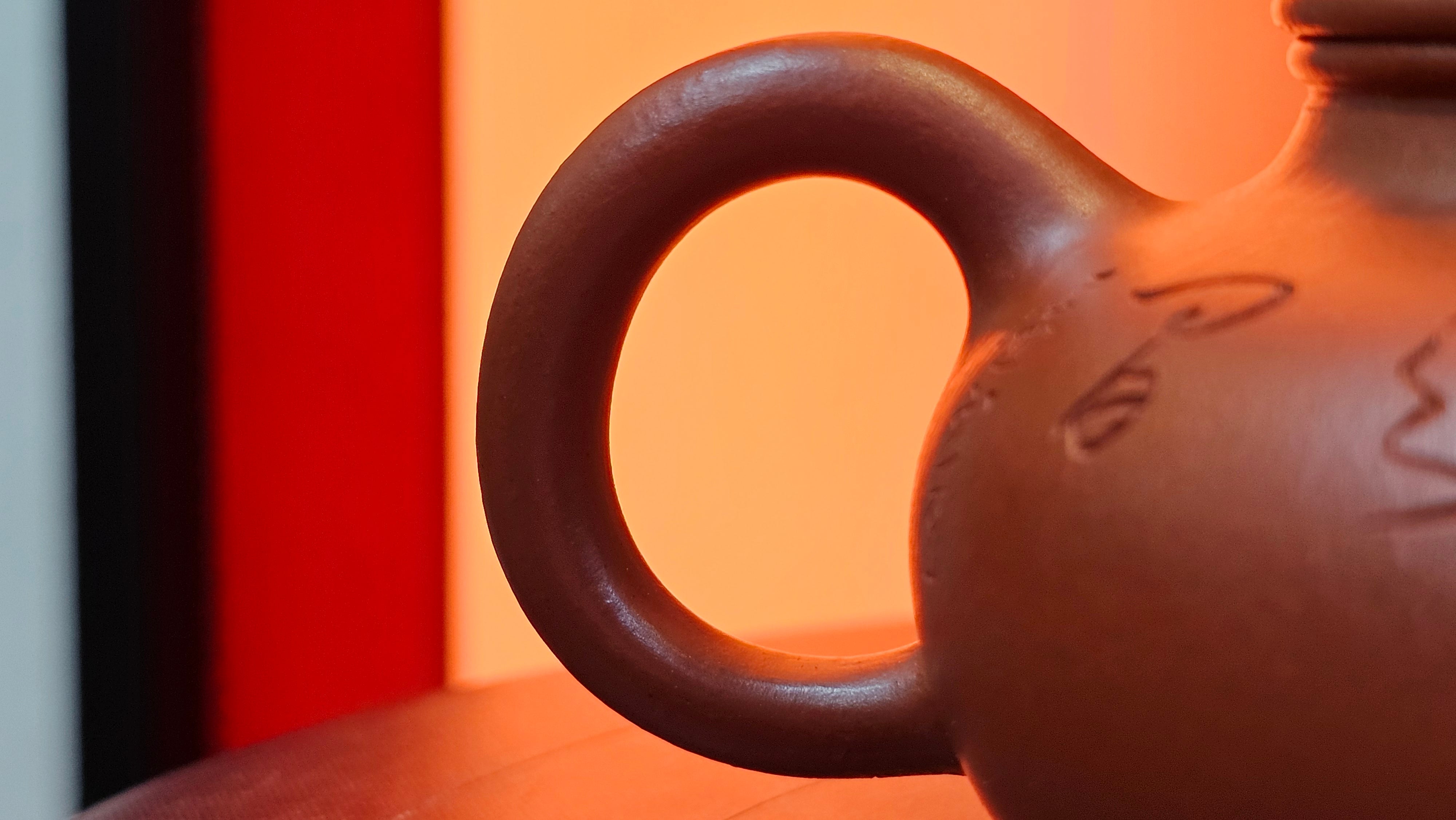 Rong Tian 容天, 139.6ml, Xiao Mei Yao Zhu Ni 小煤窑朱泥,  by Craftsman Chen Yue Fei 陈跃飞, Engraving by Craftsman Yi De Shu 一德书 ~!Congratulations to!Mr B.H.S.! 1240hrs 16th Sept 2025, Jakarta, Indonesia🇮🇩!