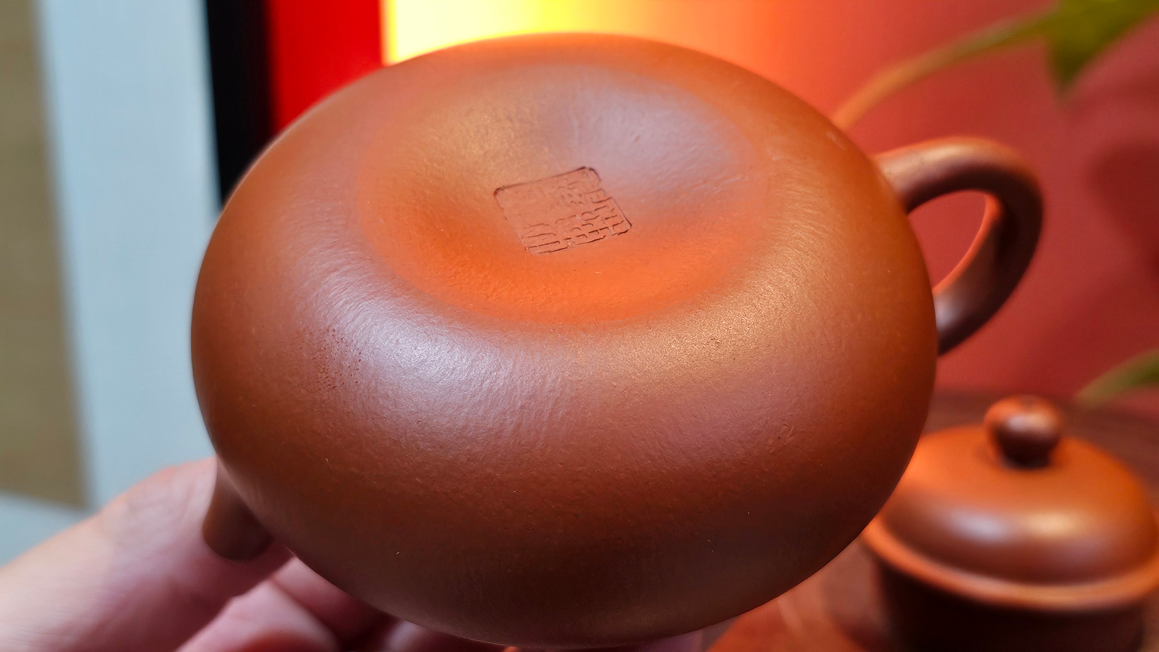 Rong Tian 容天, 139.6ml, Xiao Mei Yao Zhu Ni 小煤窑朱泥,  by Craftsman Chen Yue Fei 陈跃飞, Engraving by Craftsman Yi De Shu 一德书 ~!Congratulations to!Mr B.H.S.! 1240hrs 16th Sept 2025, Jakarta, Indonesia🇮🇩!