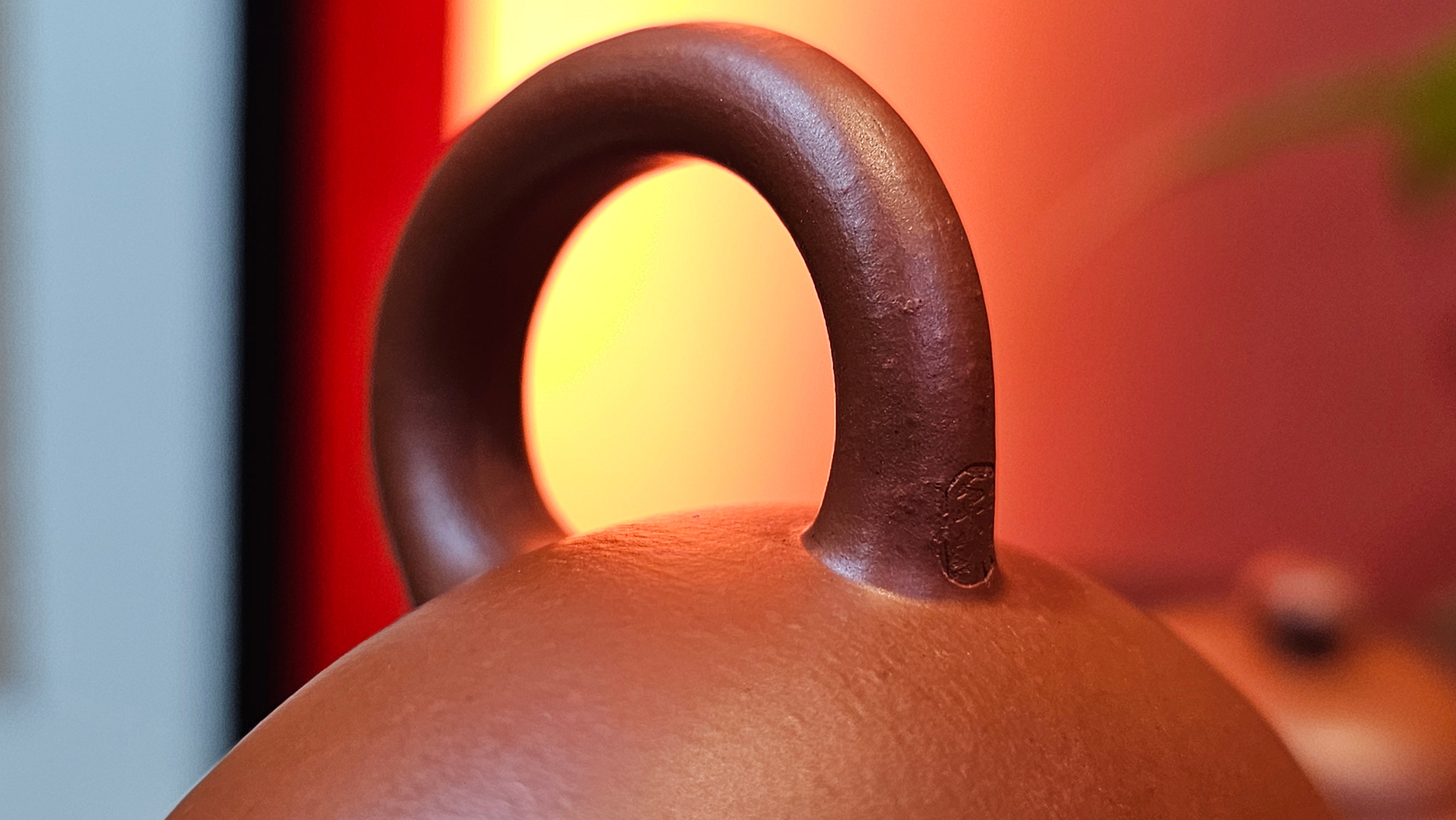 Rong Tian 容天, 139.6ml, Xiao Mei Yao Zhu Ni 小煤窑朱泥,  by Craftsman Chen Yue Fei 陈跃飞, Engraving by Craftsman Yi De Shu 一德书 ~!Congratulations to!Mr B.H.S.! 1240hrs 16th Sept 2025, Jakarta, Indonesia🇮🇩!