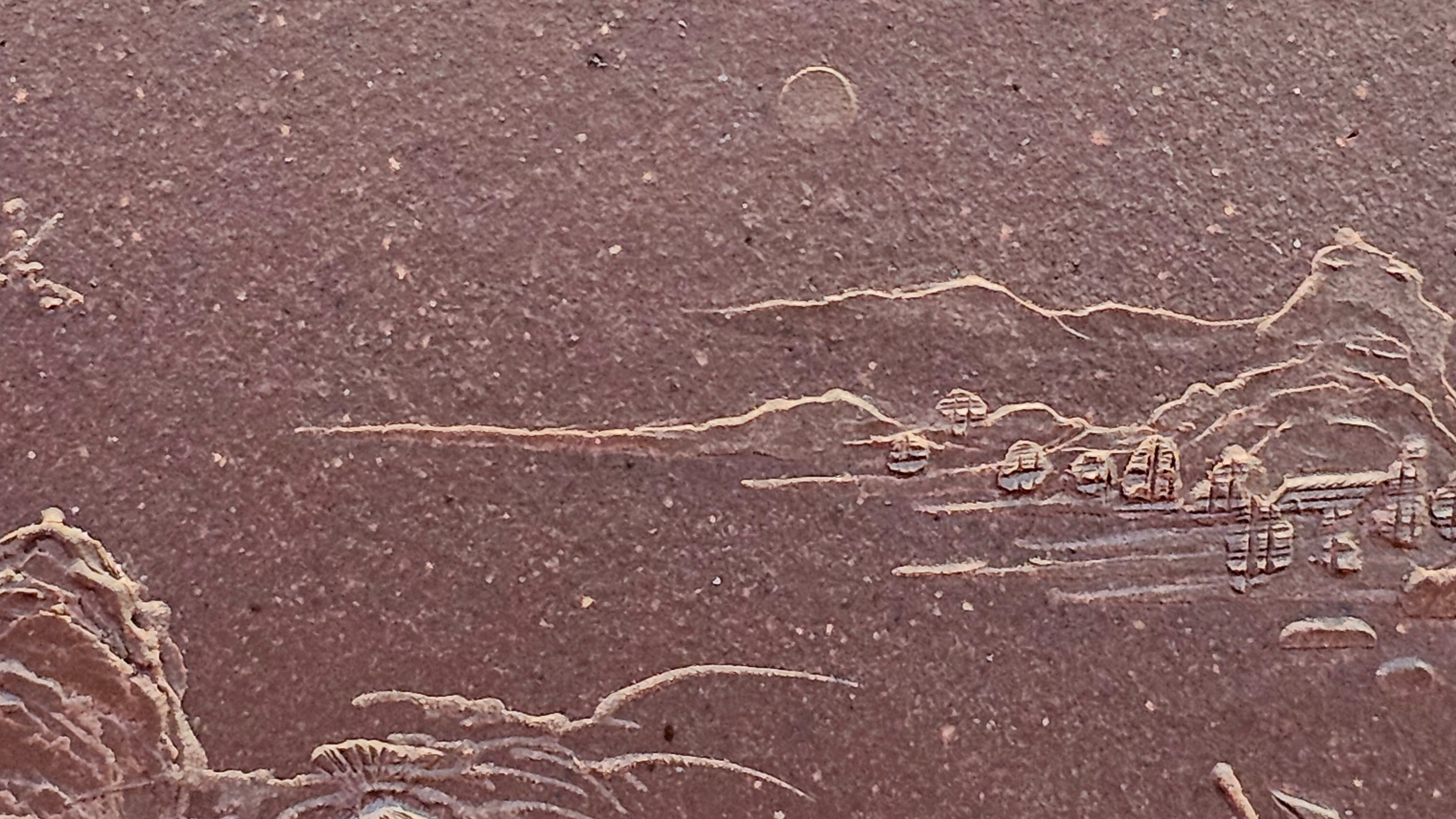 《若思四方》"Ruo Si Si Fang", 249.8ml, with Engraving, Di Cao Qing Zi Ni 底槽青紫泥, by L2A Senior Consummate Artist Yuan Hui 袁辉 ~!Congratulations!to Ms M.L., 0635hrs 30th August 2025, Phoenix, AZ!