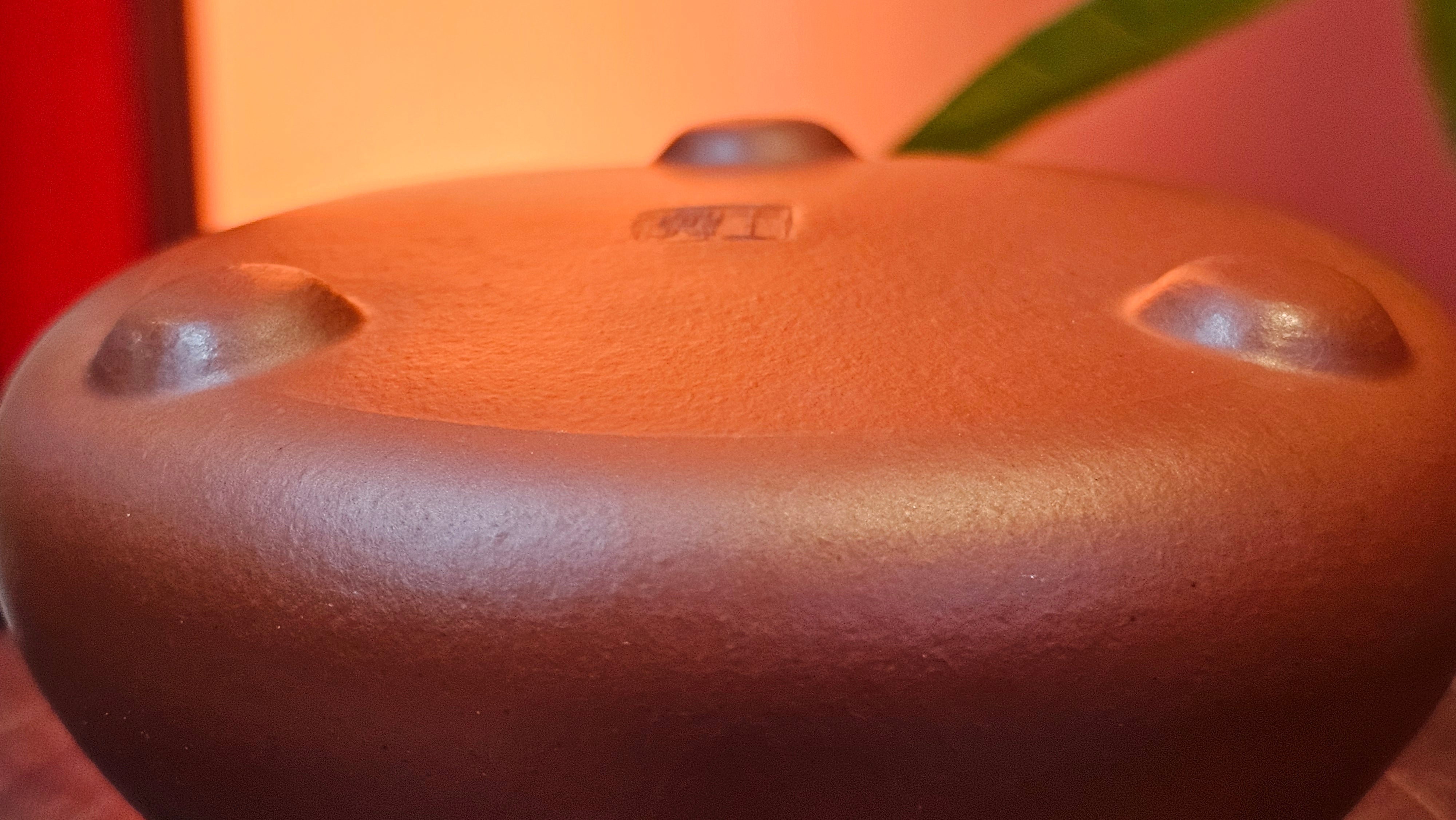 Jing Zhou Shi Piao 景舟石瓢, 283.6ml, Xiao Mei Yao Zhu Ni 小煤窑朱泥, by Craftsman Wang Xing 王兴; "暗香疏影" and Plum Blossoms Engraving by Craftsman Yi De Shu 一德书 ~ Congratulations to Mr K.S.! 2200hrs 8th Sept 2025, Tiburon, CA!