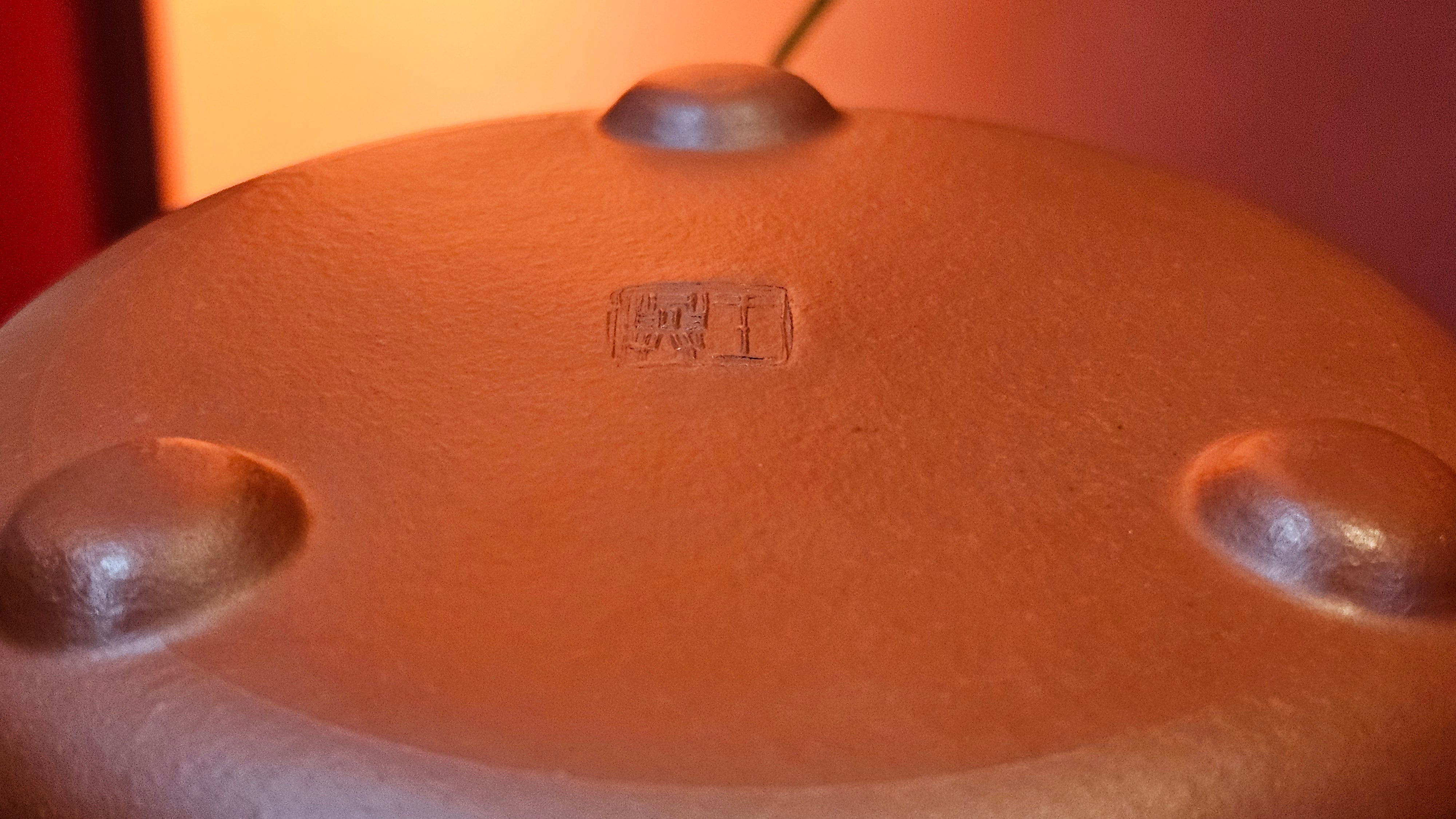 Jing Zhou Shi Piao 景舟石瓢, 283.6ml, Xiao Mei Yao Zhu Ni 小煤窑朱泥, by Craftsman Wang Xing 王兴; "暗香疏影" and Plum Blossoms Engraving by Craftsman Yi De Shu 一德书 ~ Congratulations to Mr K.S.! 2200hrs 8th Sept 2025, Tiburon, CA!