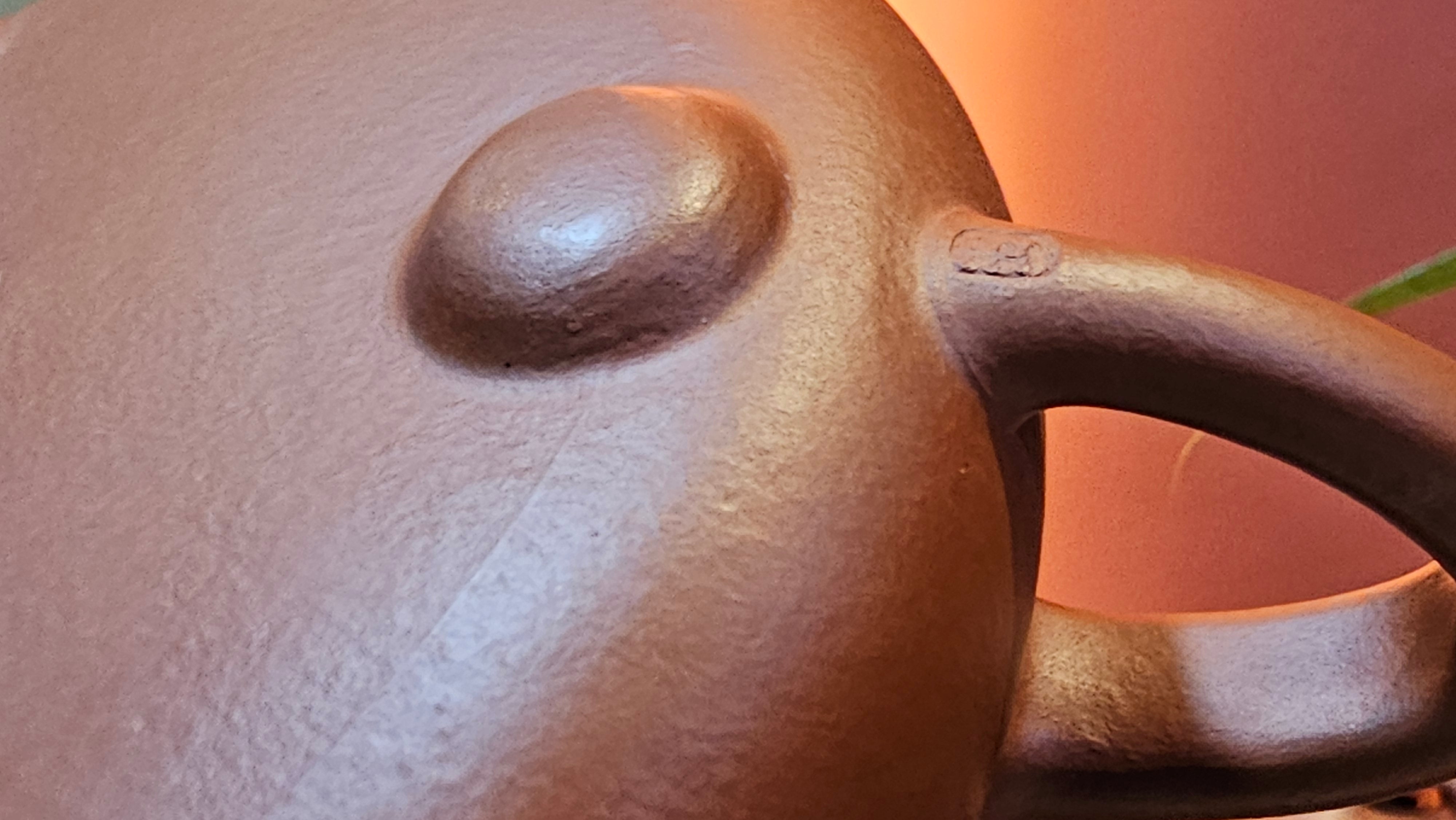 Jing Zhou Shi Piao 景舟石瓢, 283.6ml, Xiao Mei Yao Zhu Ni 小煤窑朱泥, by Craftsman Wang Xing 王兴; "暗香疏影" and Plum Blossoms Engraving by Craftsman Yi De Shu 一德书 ~ Congratulations to Mr K.S.! 2200hrs 8th Sept 2025, Tiburon, CA!