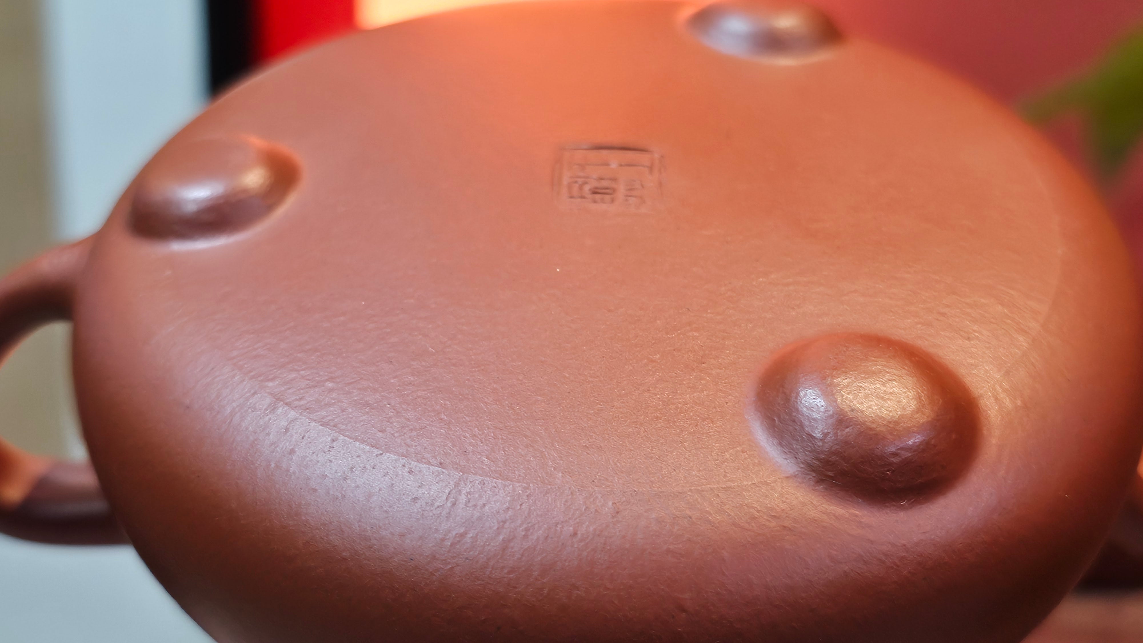 Jing Zhou Shi Piao 景舟石瓢, 283.6ml, Xiao Mei Yao Zhu Ni 小煤窑朱泥, by Craftsman Wang Xing 王兴; "暗香疏影" and Plum Blossoms Engraving by Craftsman Yi De Shu 一德书 ~ Congratulations to Mr K.S.! 2200hrs 8th Sept 2025, Tiburon, CA!