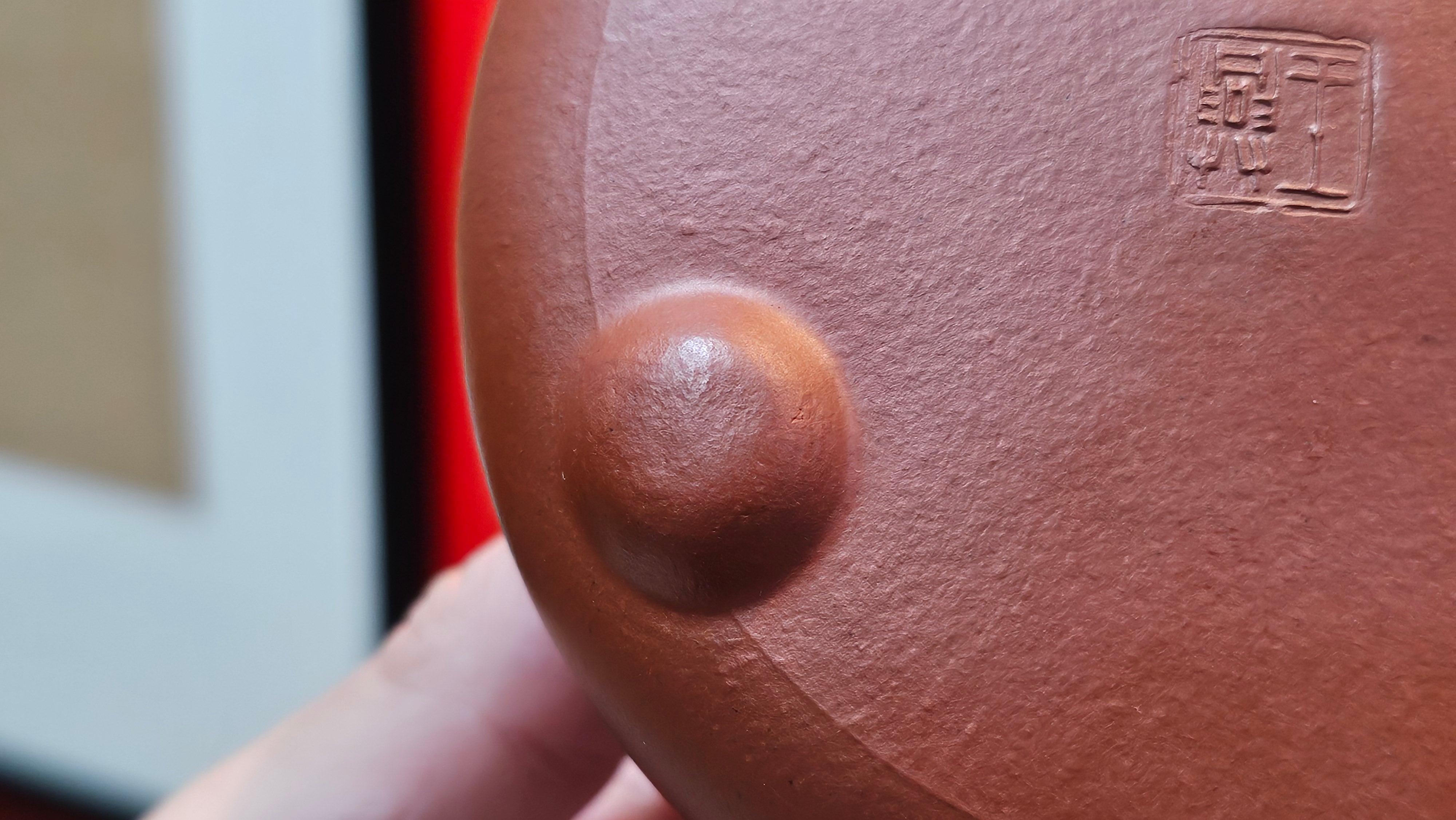 Jing Zhou Shi Piao 景舟石瓢, 283.6ml, Xiao Mei Yao Zhu Ni 小煤窑朱泥, by Craftsman Wang Xing 王兴; "暗香疏影" and Plum Blossoms Engraving by Craftsman Yi De Shu 一德书 ~ Congratulations to Mr K.S.! 2200hrs 8th Sept 2025, Tiburon, CA!