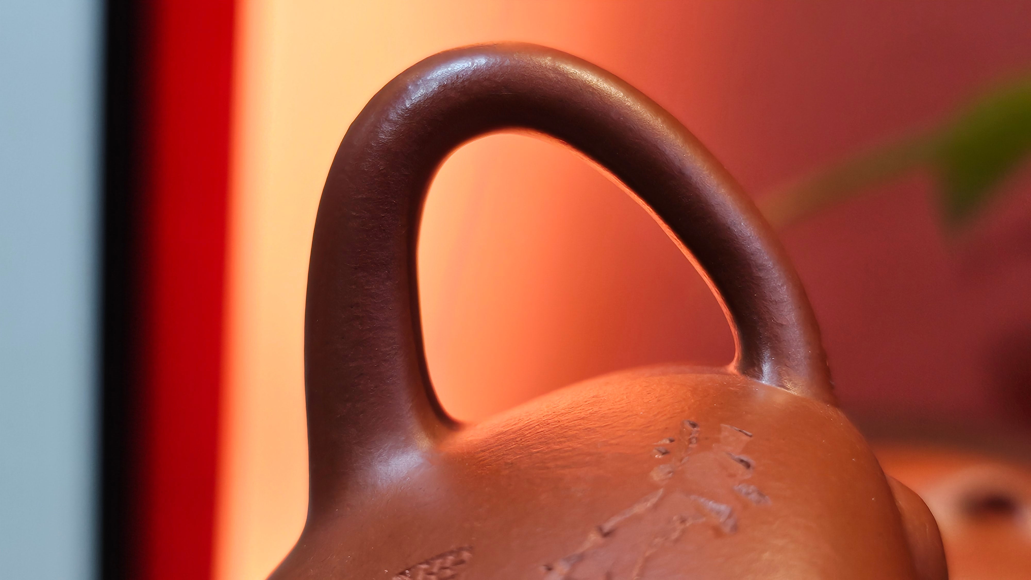 Jing Zhou Shi Piao 景舟石瓢, 283.6ml, Xiao Mei Yao Zhu Ni 小煤窑朱泥, by Craftsman Wang Xing 王兴; "暗香疏影" and Plum Blossoms Engraving by Craftsman Yi De Shu 一德书 ~ Congratulations to Mr K.S.! 2200hrs 8th Sept 2025, Tiburon, CA!