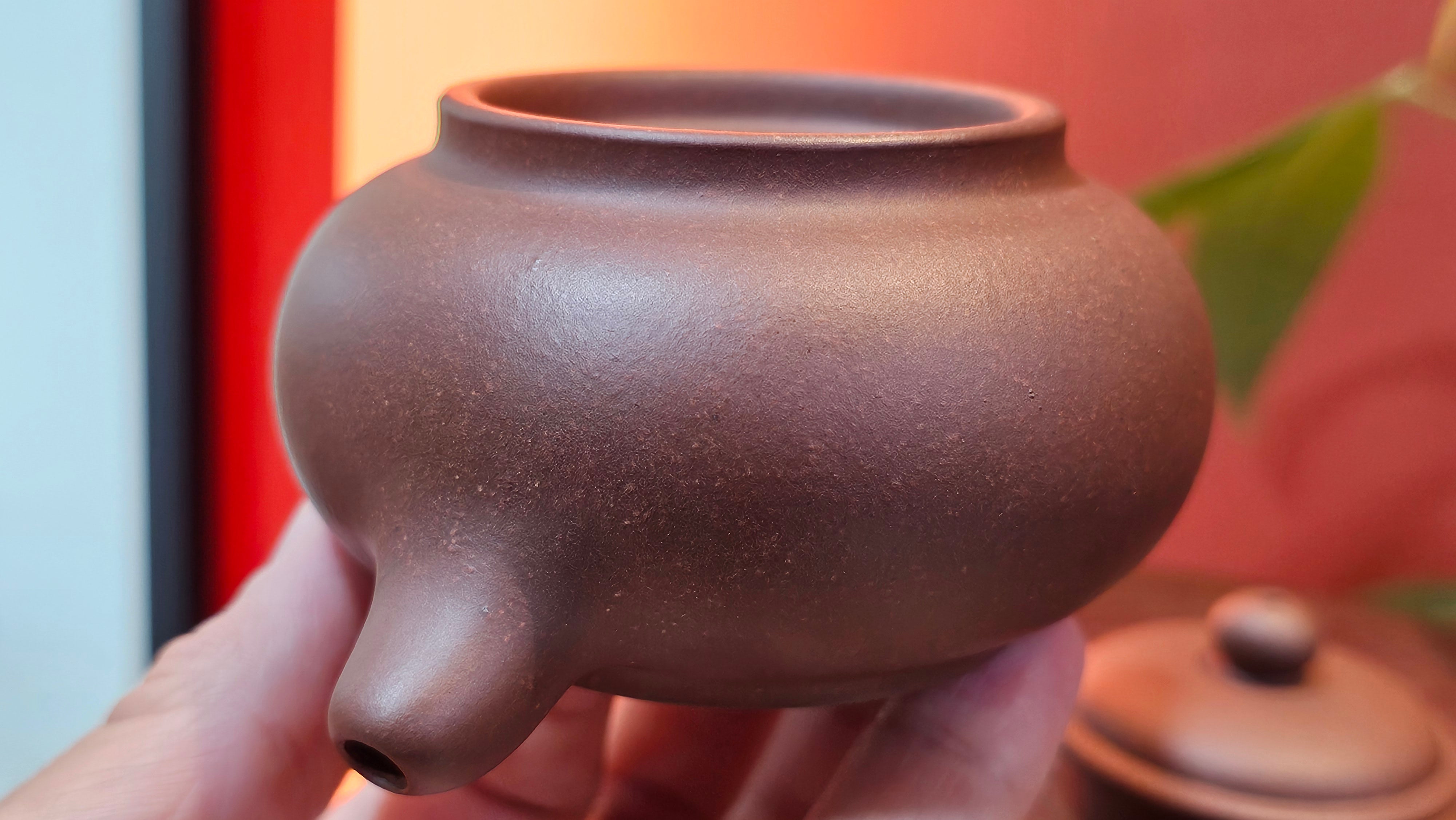 Xuan Zhu Hu 玄珠壶, 146.9ml, Zi Ni 紫泥, by our Craftsman Fan Xiao Zhi 范小智 ~ Congratulations to Mr J.T.! 1502hrs 29th August 2025, Fargo! ND.