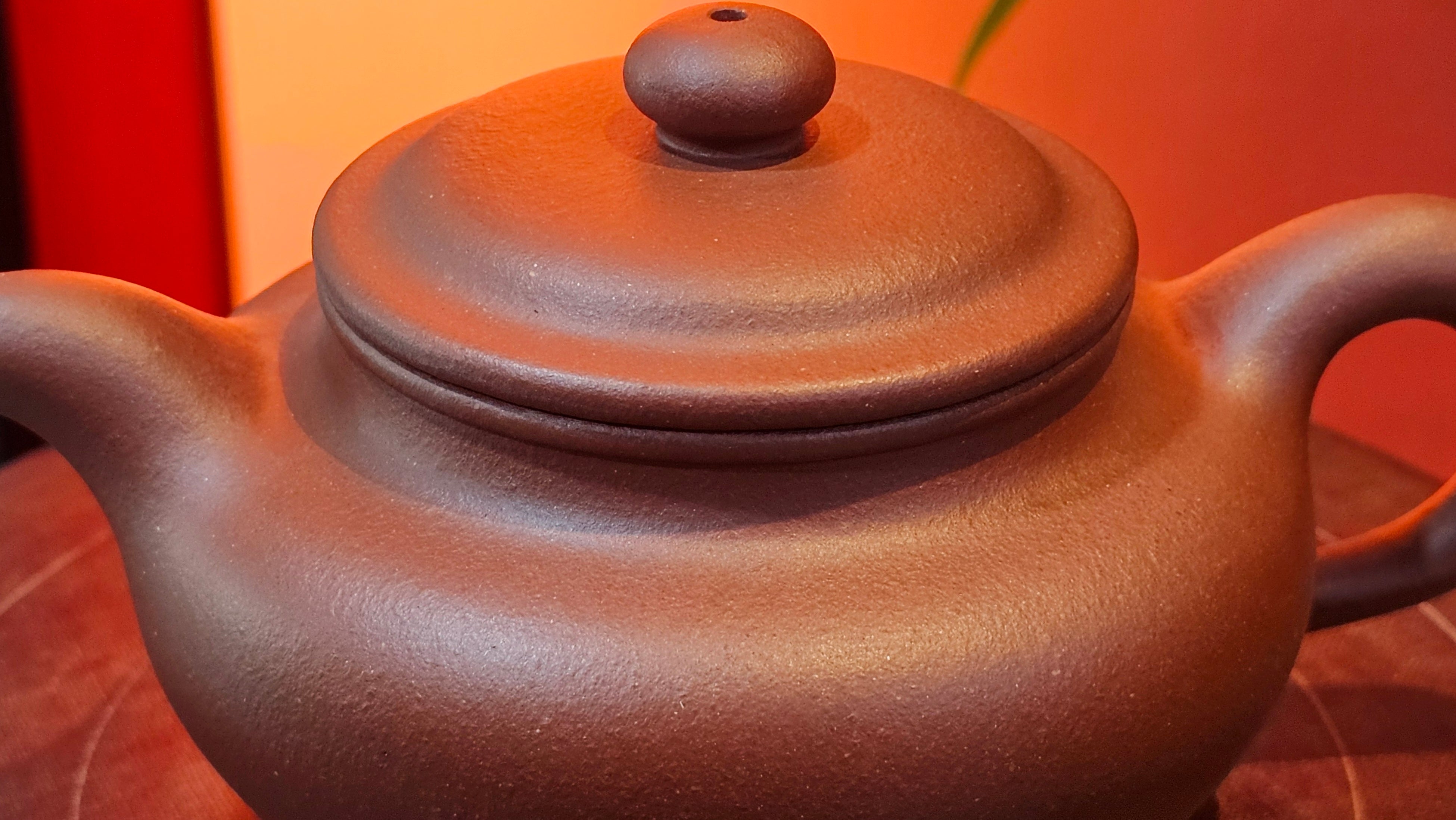 Fang Gu 仿古, 213.9ml, Di Cao Qing Zi Ni 底槽青紫泥, by our Collaborative Craftsman Chen Fa Chu 陈法初 ~!Congratulations to Mr V.R.! 1048hrs 6th Sept 2025, Vilnius, Lithuania🇱🇹!