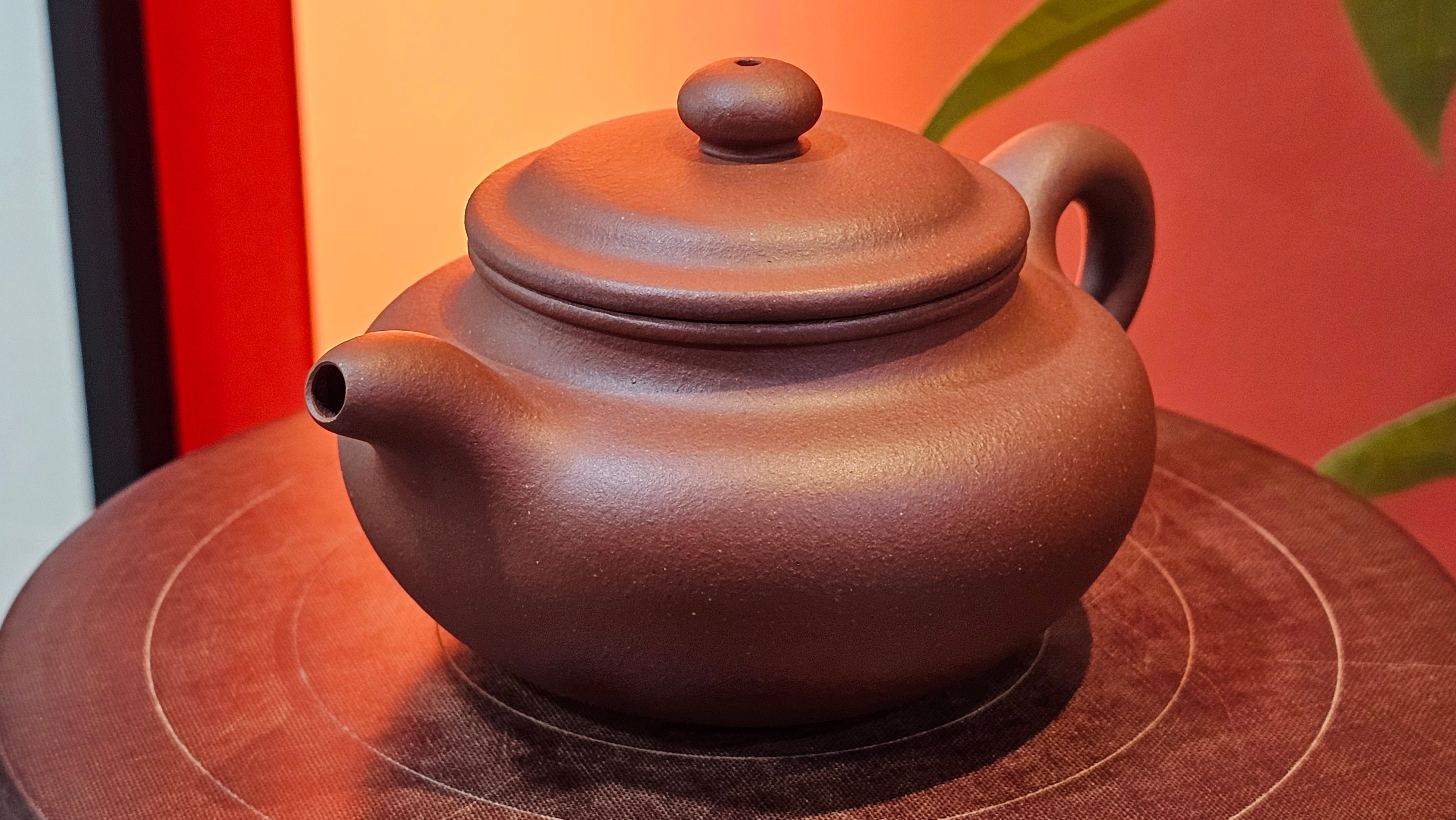 Fang Gu 仿古, 213.9ml, Di Cao Qing Zi Ni 底槽青紫泥, by our Collaborative Craftsman Chen Fa Chu 陈法初 ~!Congratulations to Mr V.R.! 1048hrs 6th Sept 2025, Vilnius, Lithuania🇱🇹!