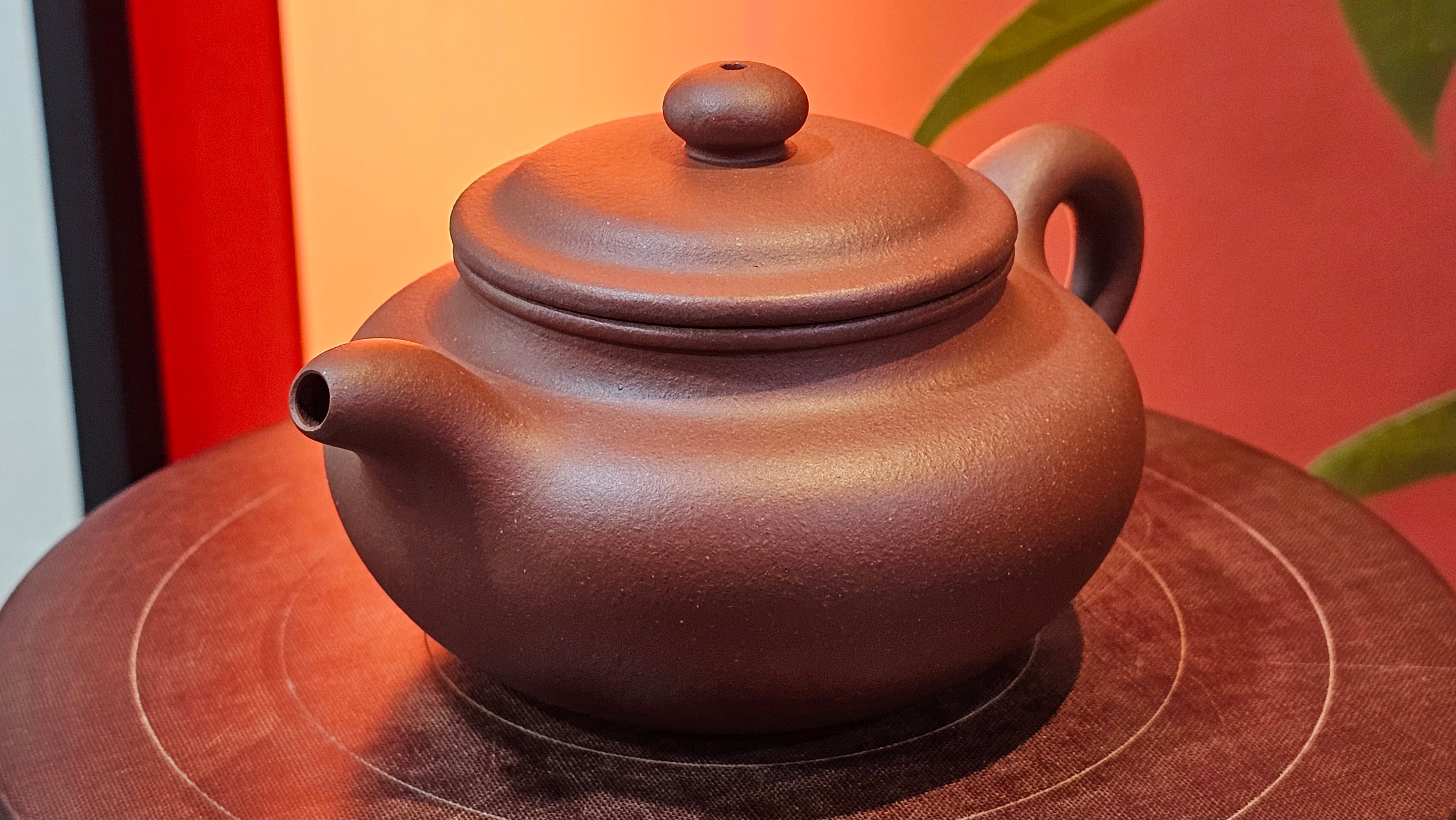 Fang Gu 仿古, 213.9ml, Di Cao Qing Zi Ni 底槽青紫泥, by our Collaborative Craftsman Chen Fa Chu 陈法初 ~!Congratulations to Mr V.R.! 1048hrs 6th Sept 2025, Vilnius, Lithuania🇱🇹!