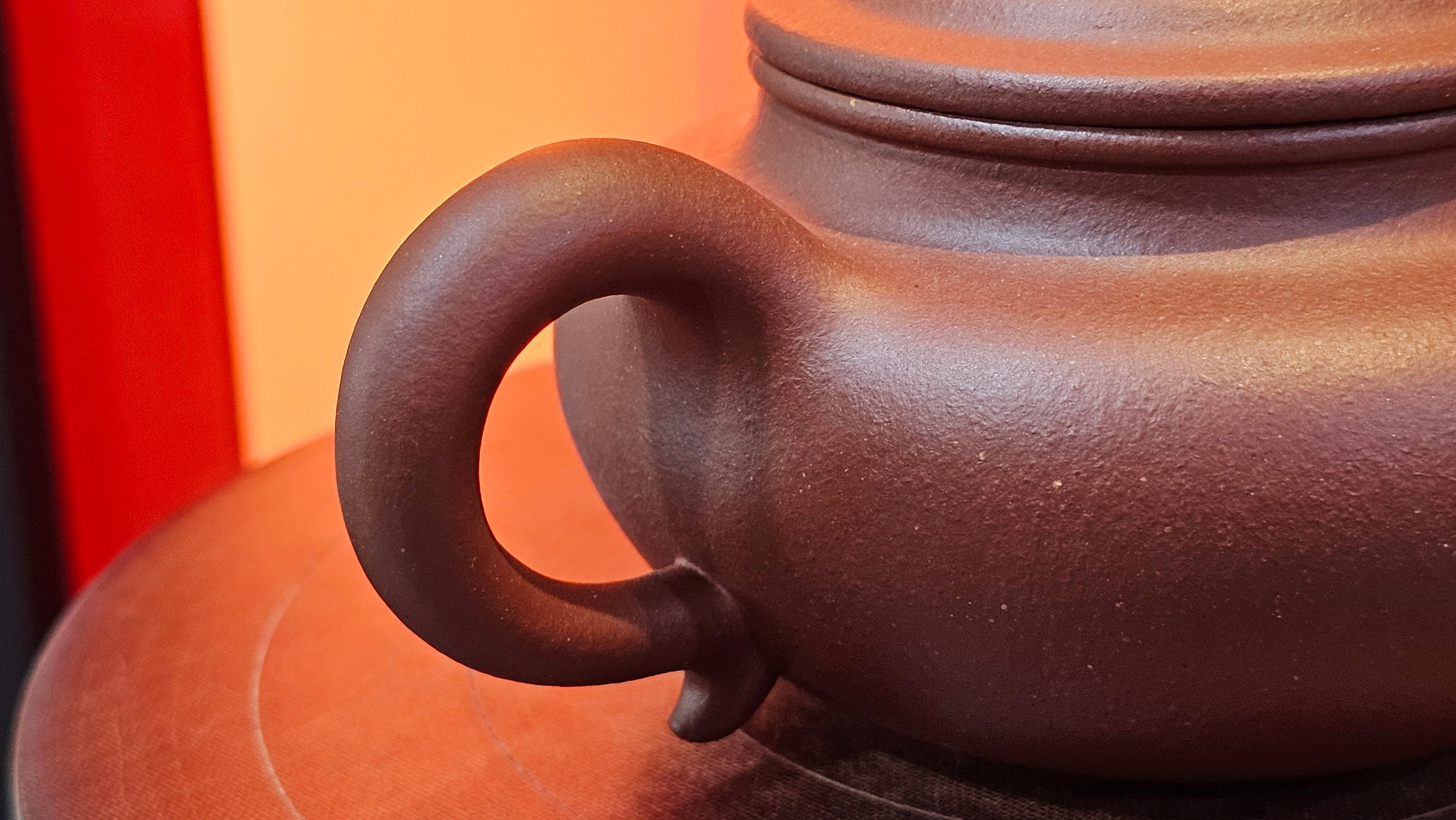 Fang Gu 仿古, 213.9ml, Di Cao Qing Zi Ni 底槽青紫泥, by our Collaborative Craftsman Chen Fa Chu 陈法初 ~!Congratulations to Mr V.R.! 1048hrs 6th Sept 2025, Vilnius, Lithuania🇱🇹!