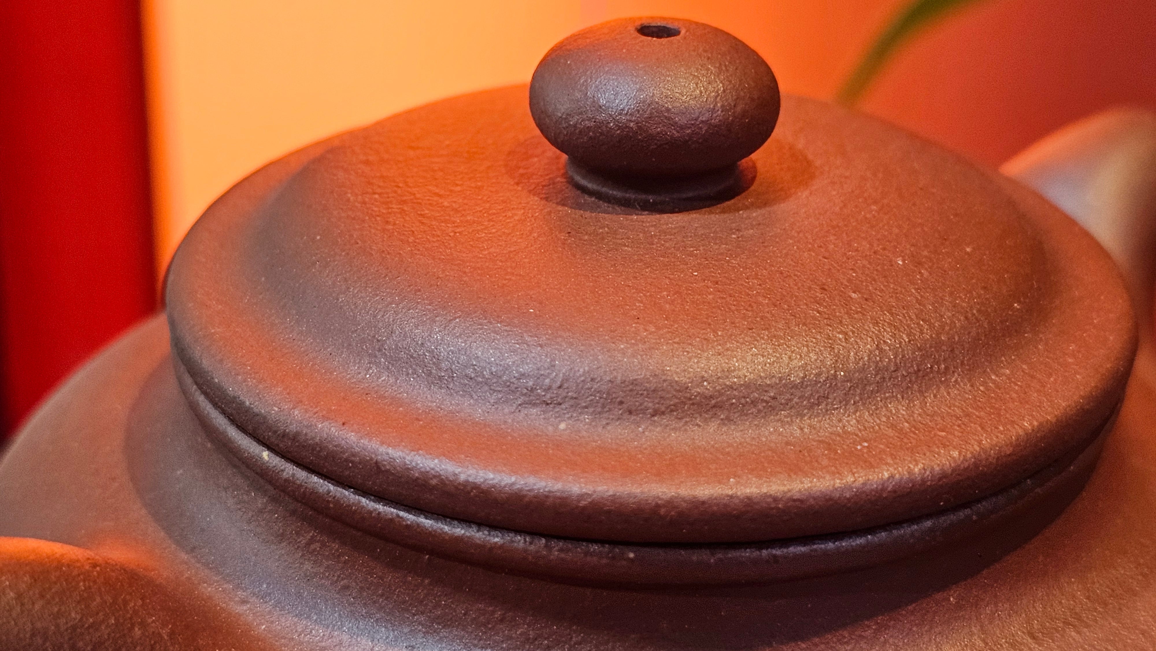 Fang Gu 仿古, 213.9ml, Di Cao Qing Zi Ni 底槽青紫泥, by our Collaborative Craftsman Chen Fa Chu 陈法初 ~!Congratulations to Mr V.R.! 1048hrs 6th Sept 2025, Vilnius, Lithuania🇱🇹!