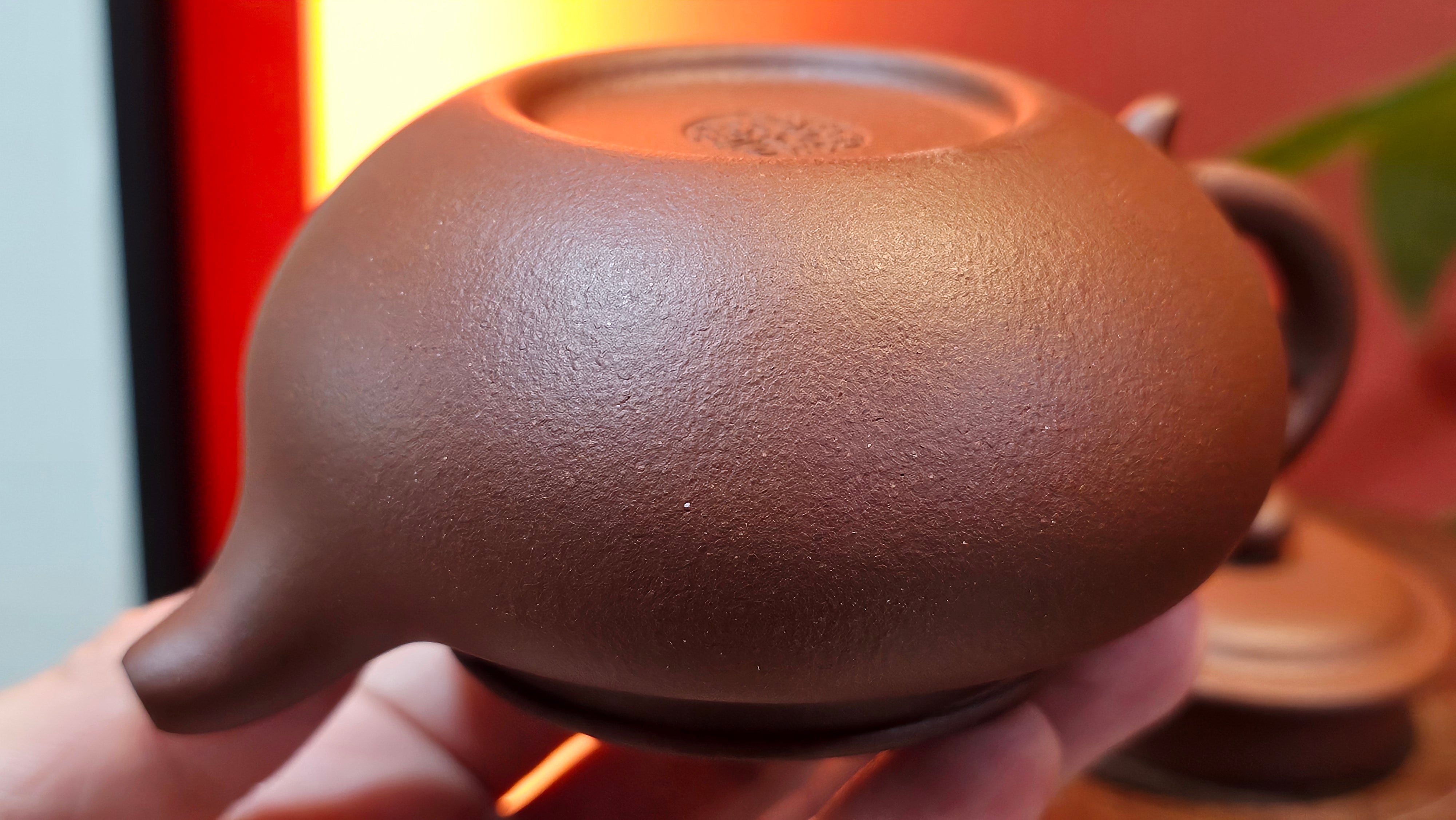 Fang Gu 仿古, 213.9ml, Di Cao Qing Zi Ni 底槽青紫泥, by our Collaborative Craftsman Chen Fa Chu 陈法初 ~!Congratulations to Mr V.R.! 1048hrs 6th Sept 2025, Vilnius, Lithuania🇱🇹!