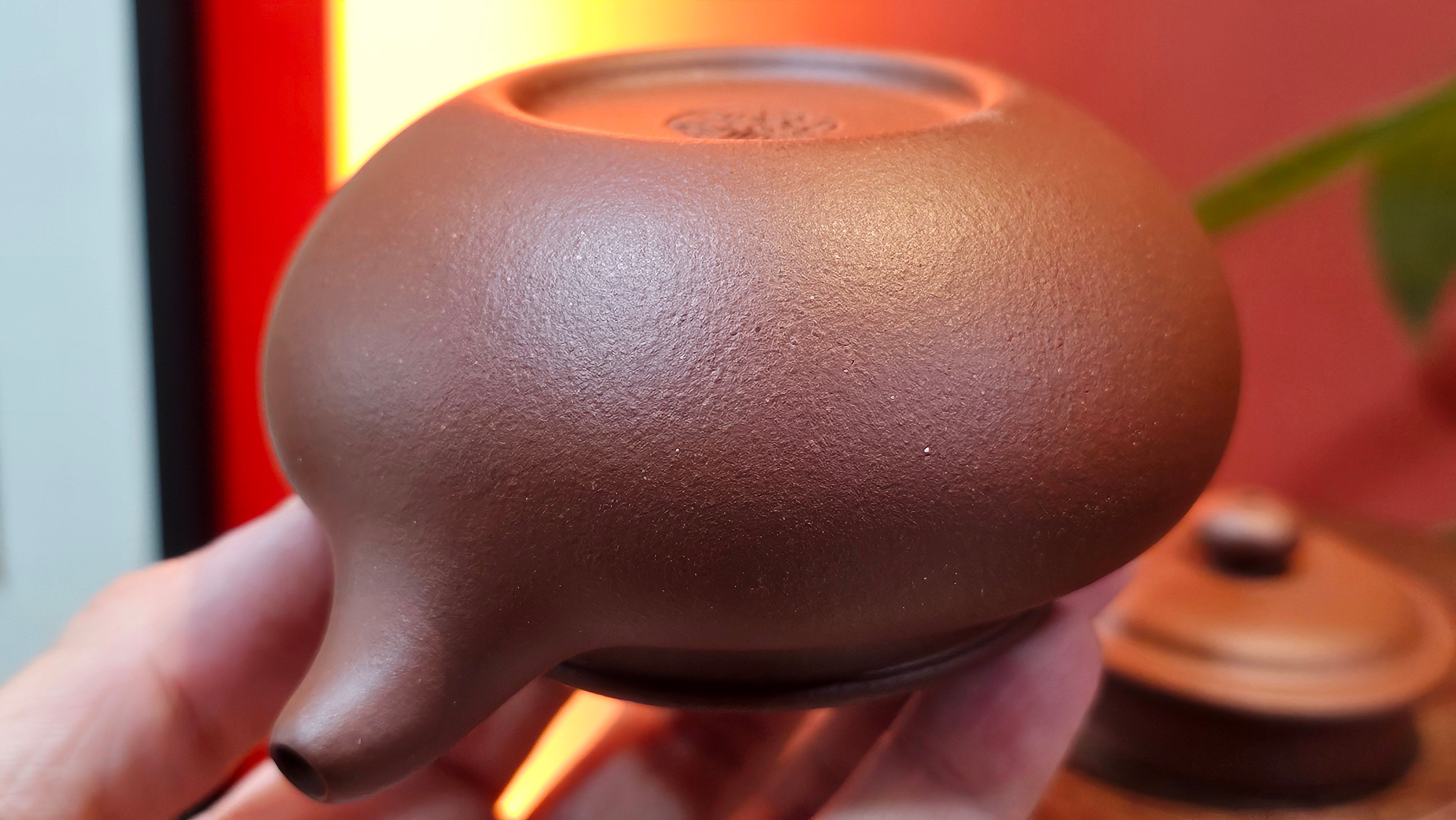 Fang Gu 仿古, 213.9ml, Di Cao Qing Zi Ni 底槽青紫泥, by our Collaborative Craftsman Chen Fa Chu 陈法初 ~!Congratulations to Mr V.R.! 1048hrs 6th Sept 2025, Vilnius, Lithuania🇱🇹!