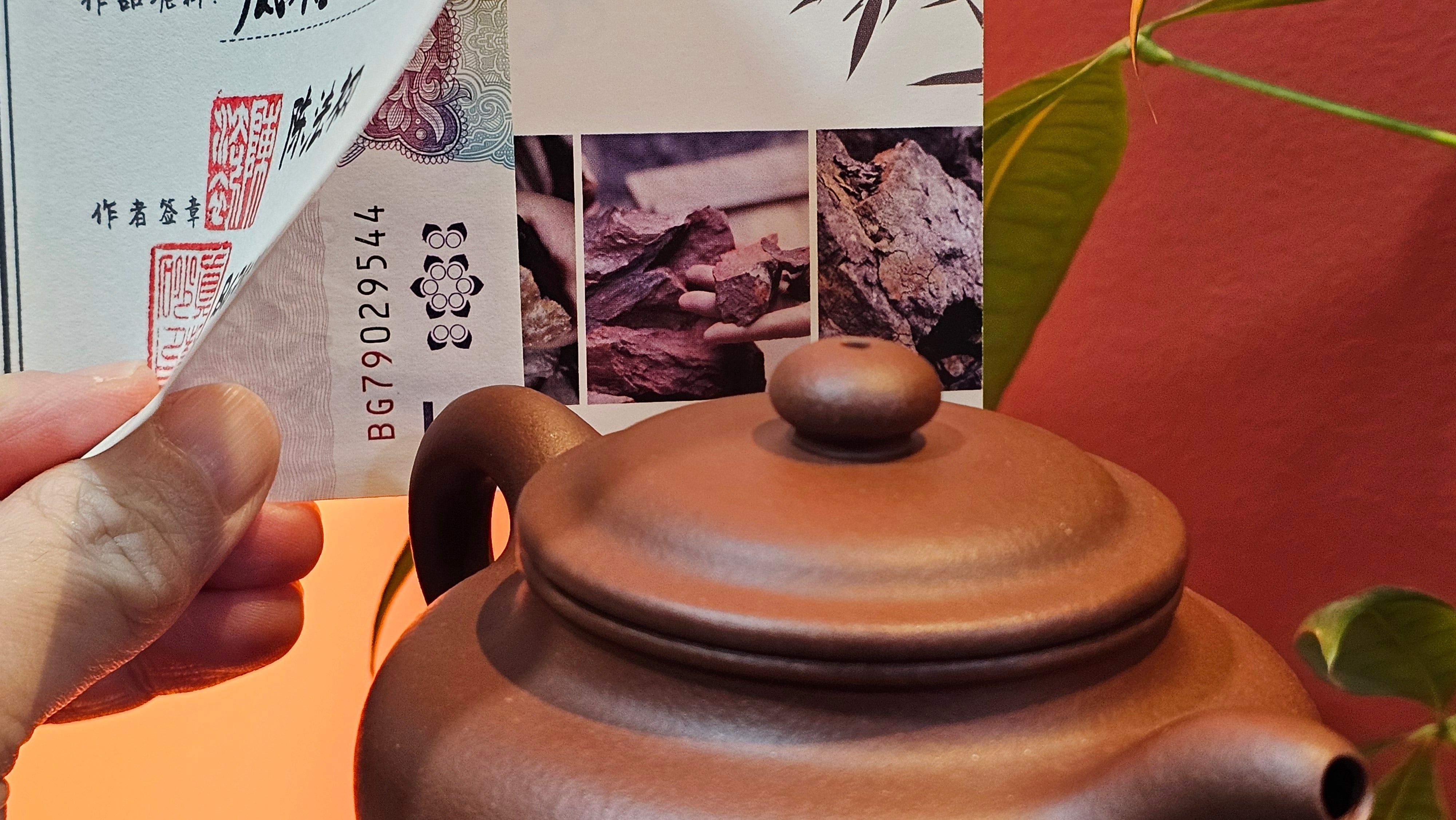 Fang Gu 仿古, 213.9ml, Di Cao Qing Zi Ni 底槽青紫泥, by our Collaborative Craftsman Chen Fa Chu 陈法初 ~!Congratulations to Mr V.R.! 1048hrs 6th Sept 2025, Vilnius, Lithuania🇱🇹!