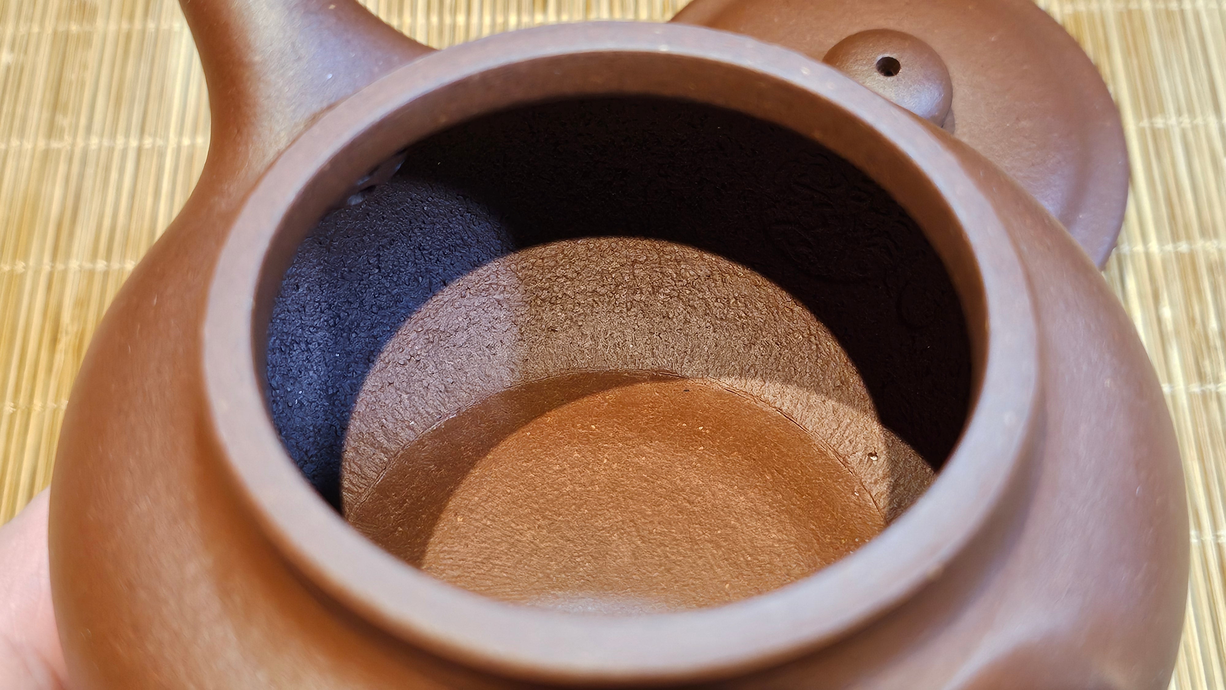 Fang Gu 仿古, 213.9ml, Di Cao Qing Zi Ni 底槽青紫泥, by our Collaborative Craftsman Chen Fa Chu 陈法初 ~!Congratulations to Mr V.R.! 1048hrs 6th Sept 2025, Vilnius, Lithuania🇱🇹!