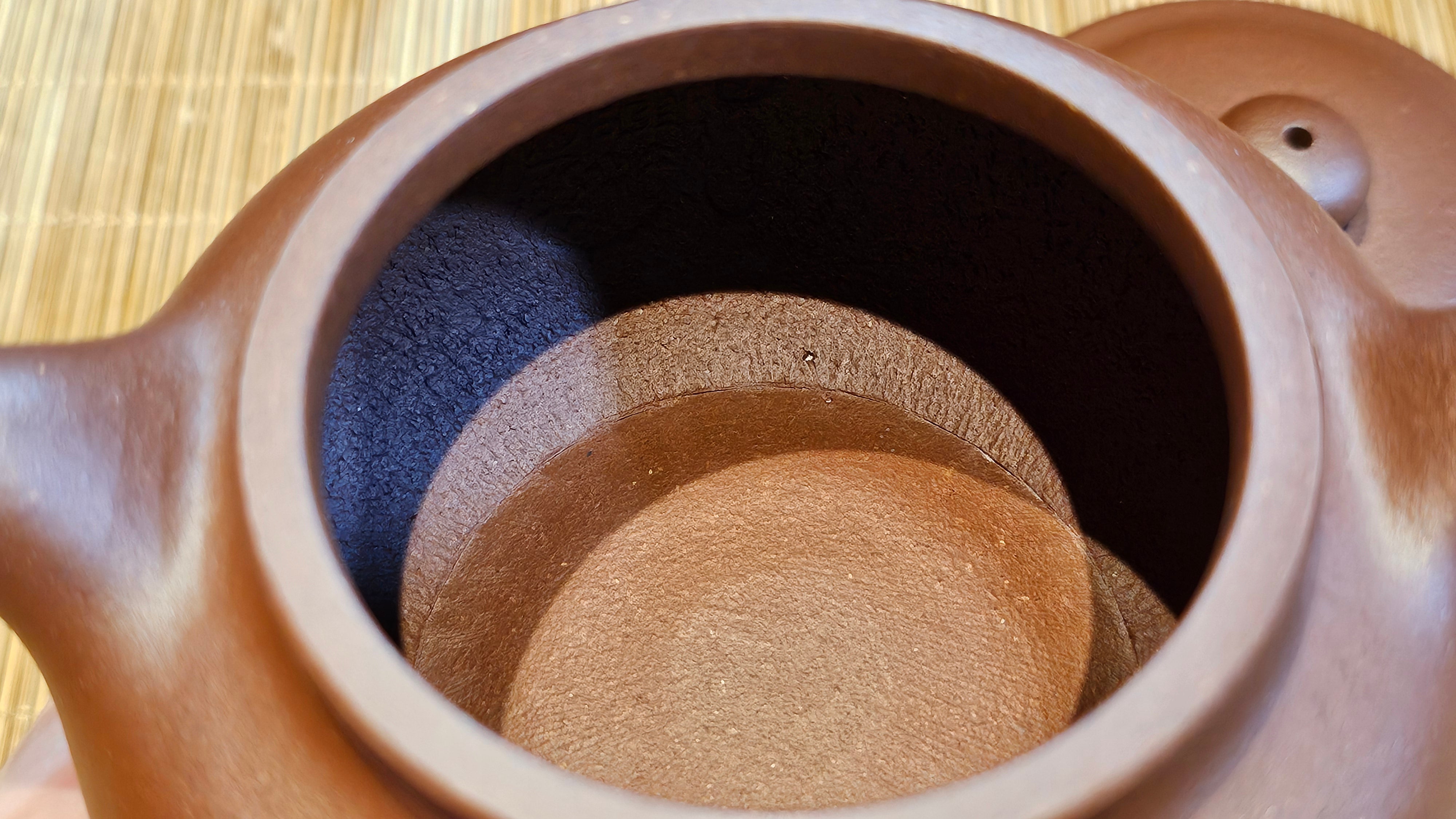 Fang Gu 仿古, 213.9ml, Di Cao Qing Zi Ni 底槽青紫泥, by our Collaborative Craftsman Chen Fa Chu 陈法初 ~!Congratulations to Mr V.R.! 1048hrs 6th Sept 2025, Vilnius, Lithuania🇱🇹!