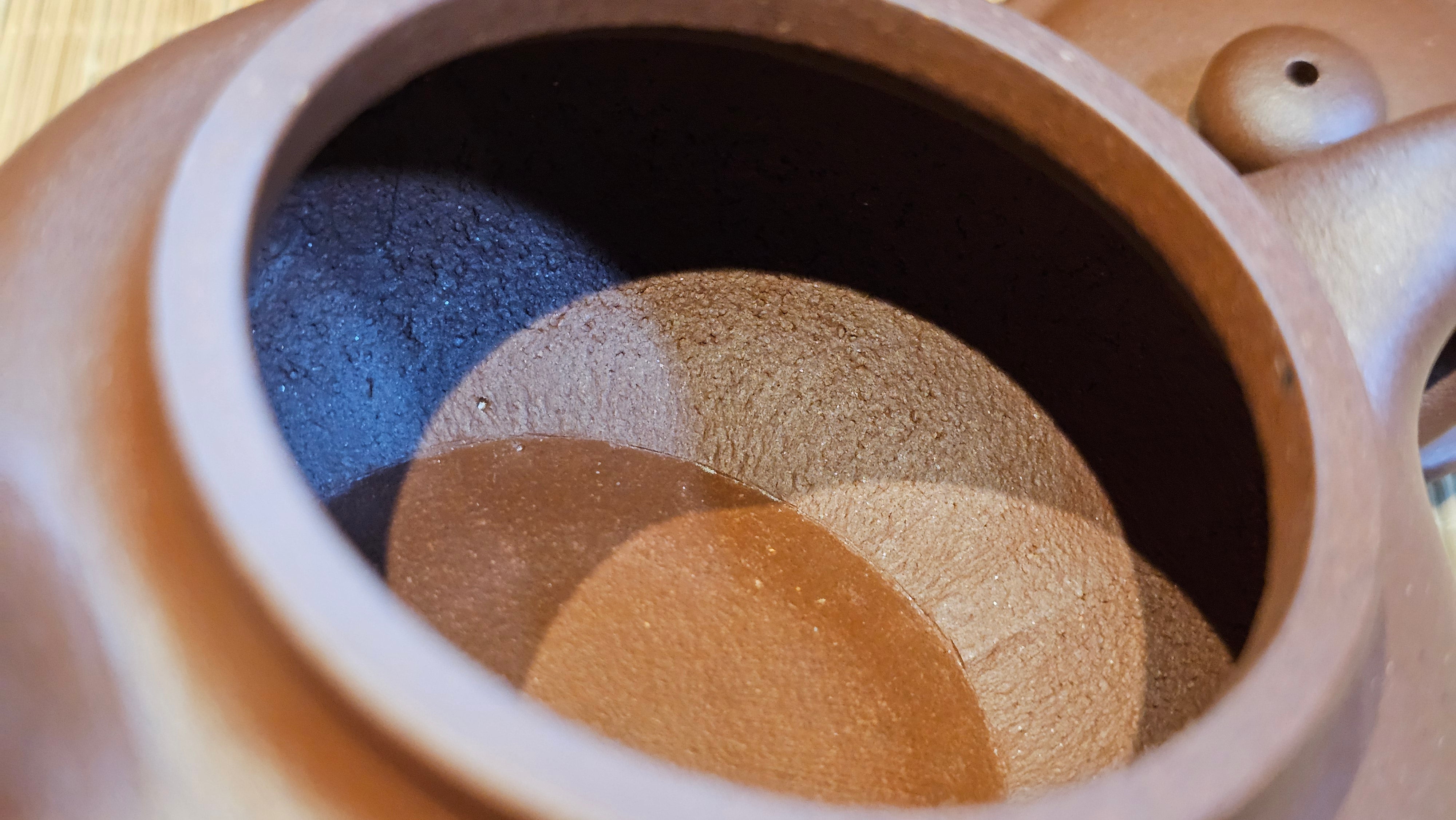 Fang Gu 仿古, 213.9ml, Di Cao Qing Zi Ni 底槽青紫泥, by our Collaborative Craftsman Chen Fa Chu 陈法初 ~!Congratulations to Mr V.R.! 1048hrs 6th Sept 2025, Vilnius, Lithuania🇱🇹!