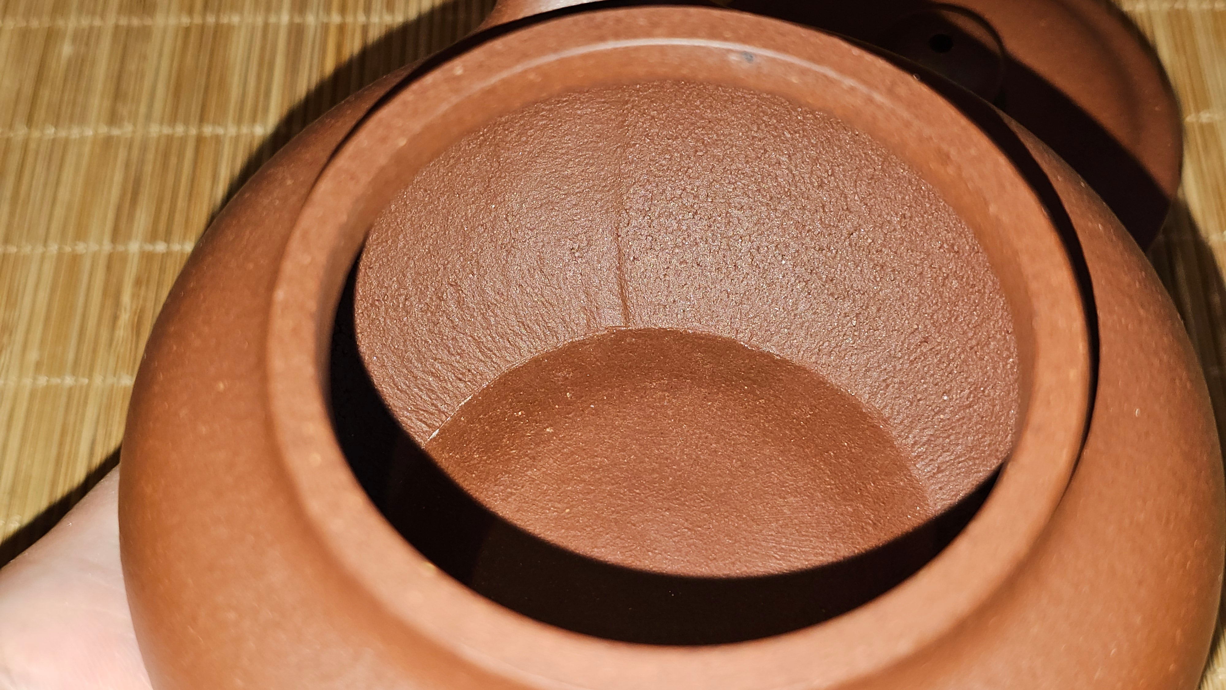 Fang Gu 仿古, 213.9ml, Di Cao Qing Zi Ni 底槽青紫泥, by our Collaborative Craftsman Chen Fa Chu 陈法初 ~!Congratulations to Mr V.R.! 1048hrs 6th Sept 2025, Vilnius, Lithuania🇱🇹!