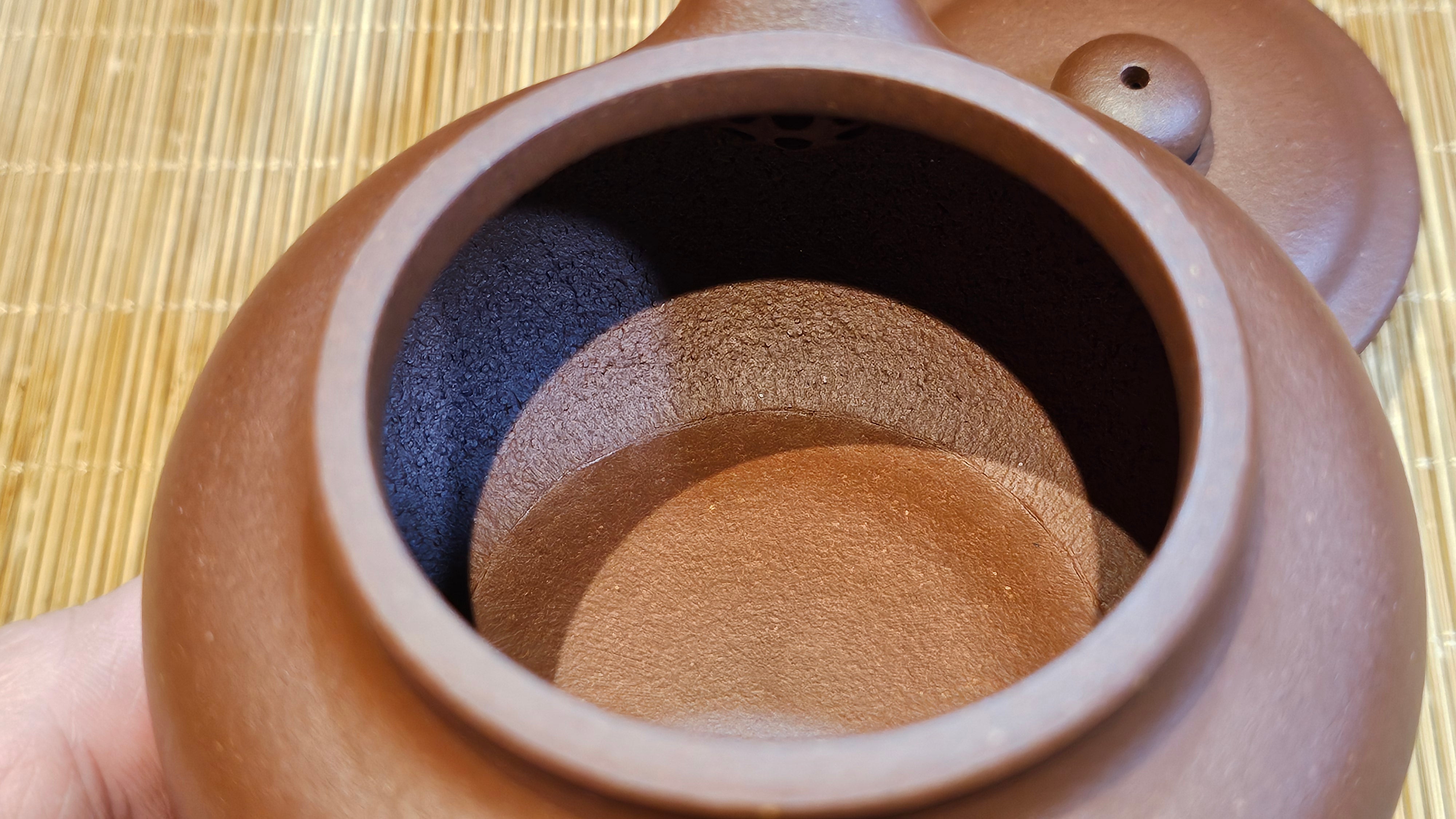 Fang Gu 仿古, 213.9ml, Di Cao Qing Zi Ni 底槽青紫泥, by our Collaborative Craftsman Chen Fa Chu 陈法初 ~!Congratulations to Mr V.R.! 1048hrs 6th Sept 2025, Vilnius, Lithuania🇱🇹!