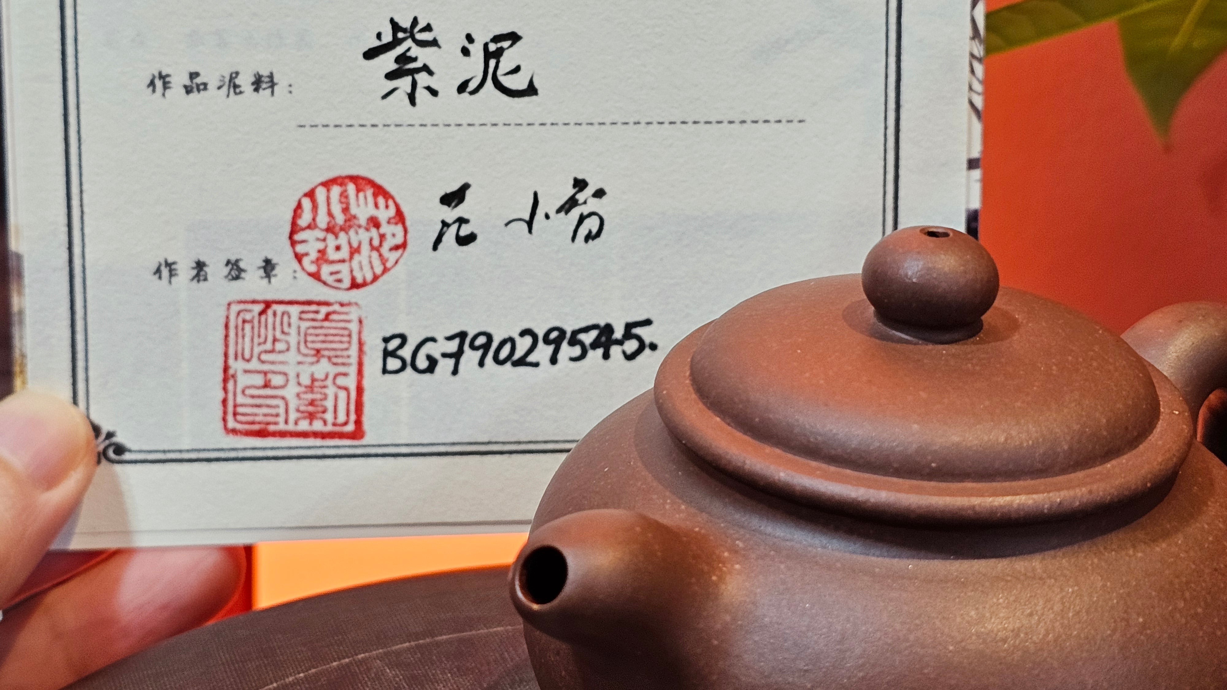 Xuan Zhu Hu 玄珠壶, 142.3ml, Zi Ni 紫泥, by our Craftsman Fan Xiao Zhi 范小智 ~ Congratulations to Ms K.Y.! 2256hrs 3rd Sept 2025! Tamuning, Guam!